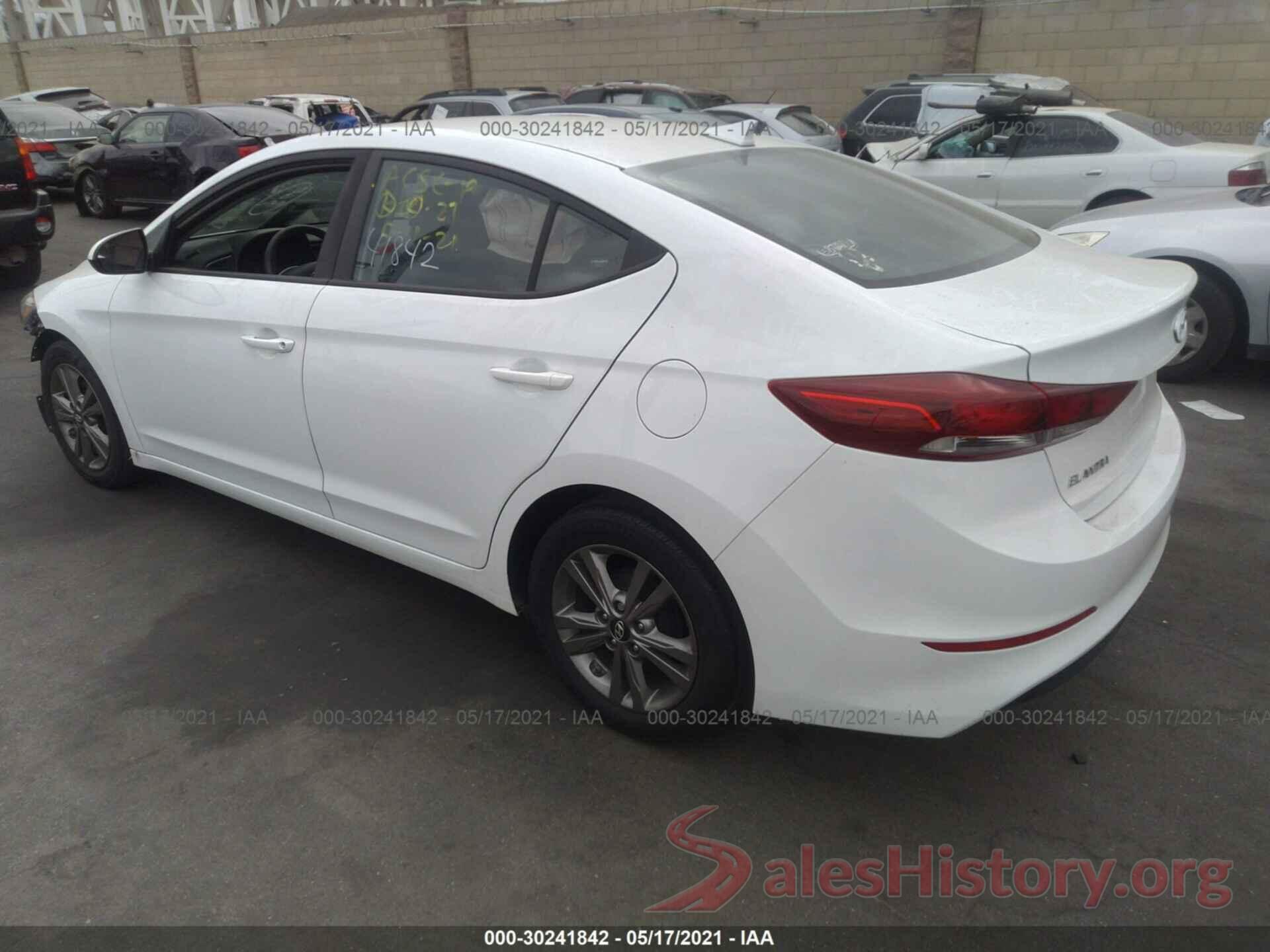 5NPD84LF6HH029633 2017 HYUNDAI ELANTRA