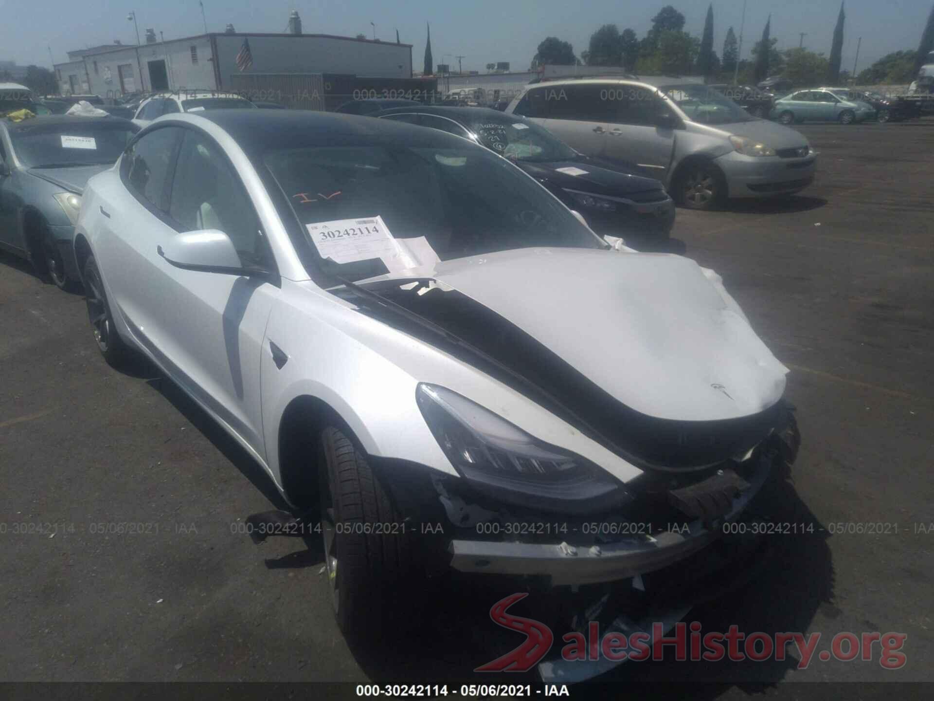 5YJ3E1EA7MF858871 2021 TESLA MODEL 3