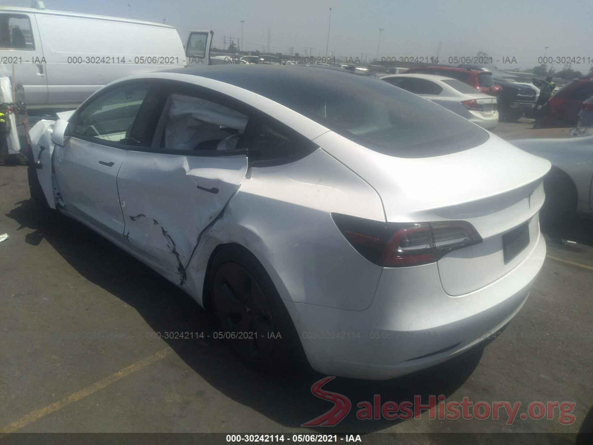 5YJ3E1EA7MF858871 2021 TESLA MODEL 3