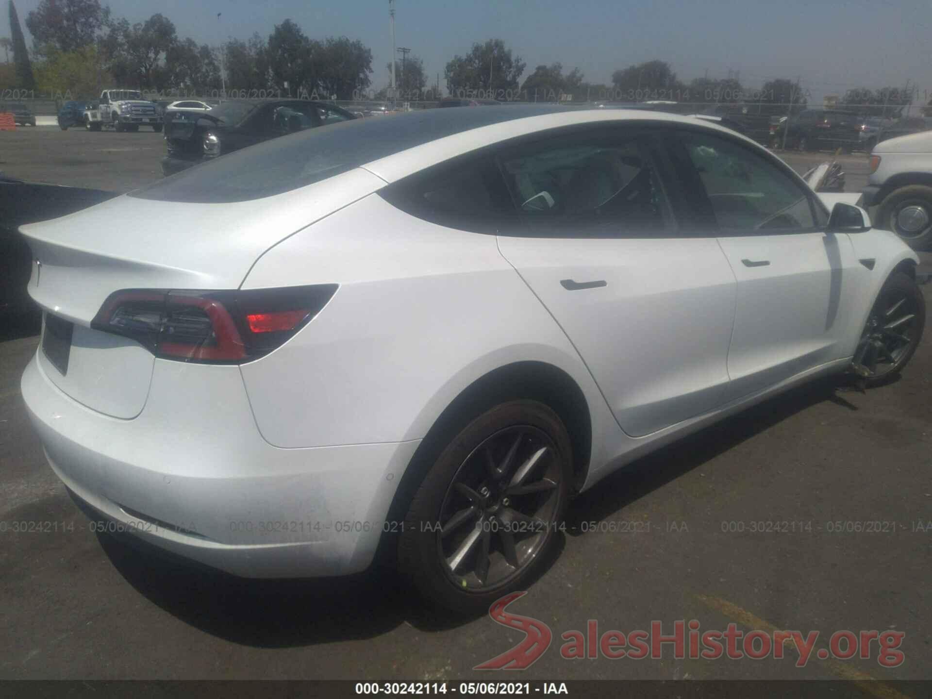 5YJ3E1EA7MF858871 2021 TESLA MODEL 3