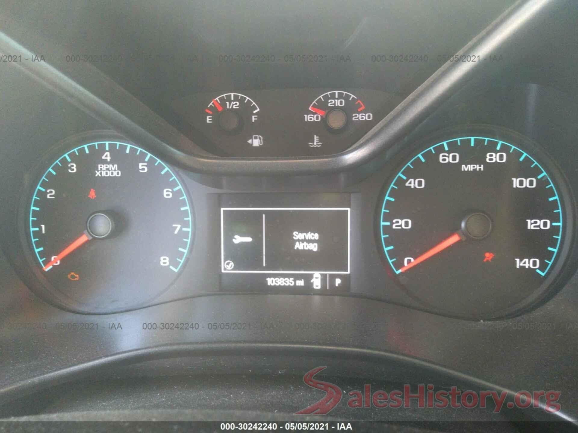 1GCHSBEAXG1306122 2016 CHEVROLET COLORADO