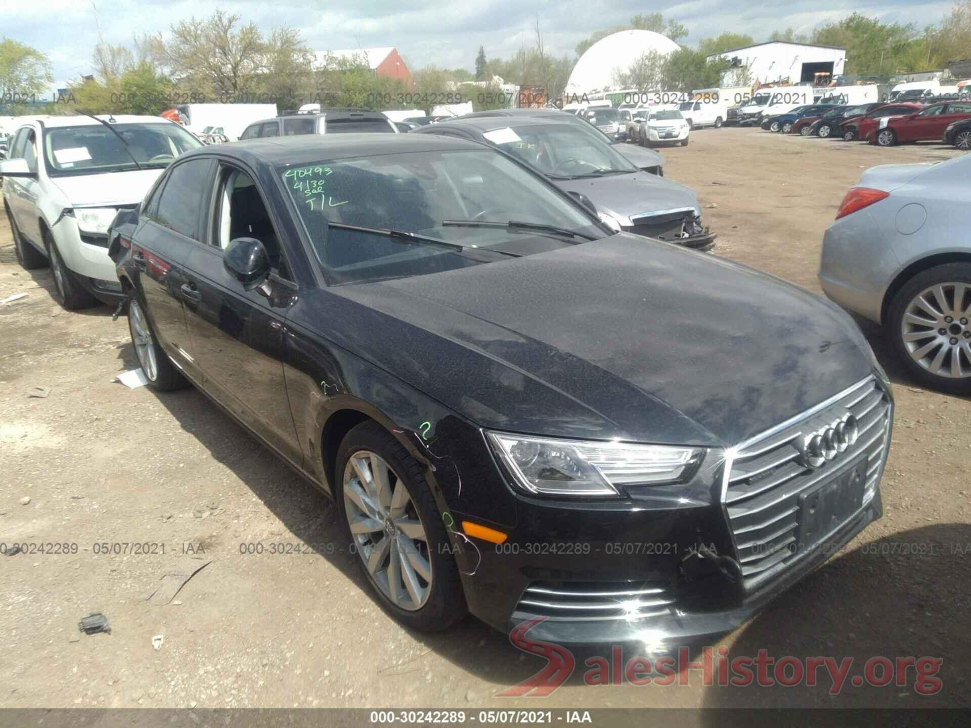 WAUANAF46HA075830 2017 AUDI A4