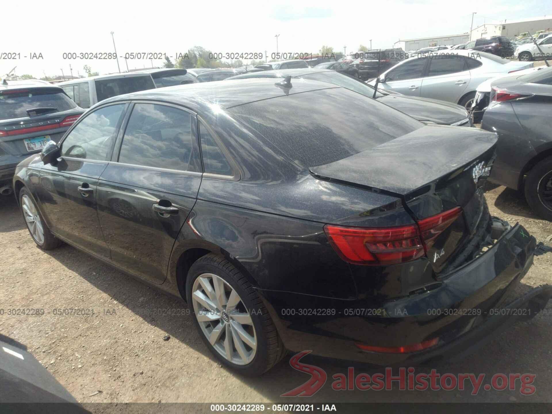 WAUANAF46HA075830 2017 AUDI A4