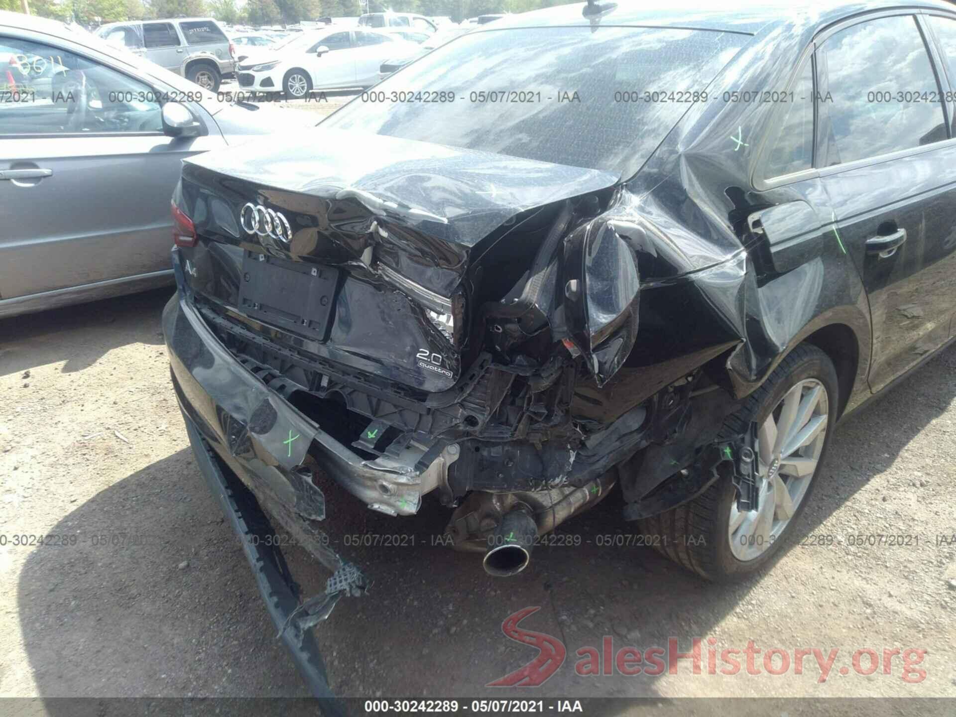 WAUANAF46HA075830 2017 AUDI A4