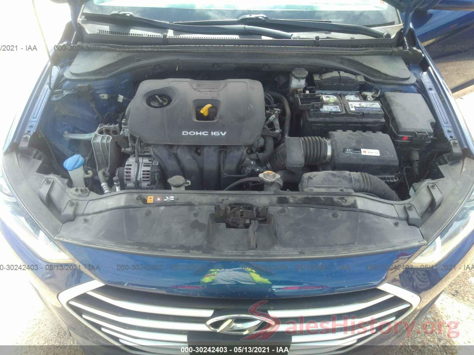 5NPD84LF5JH329766 2018 HYUNDAI ELANTRA