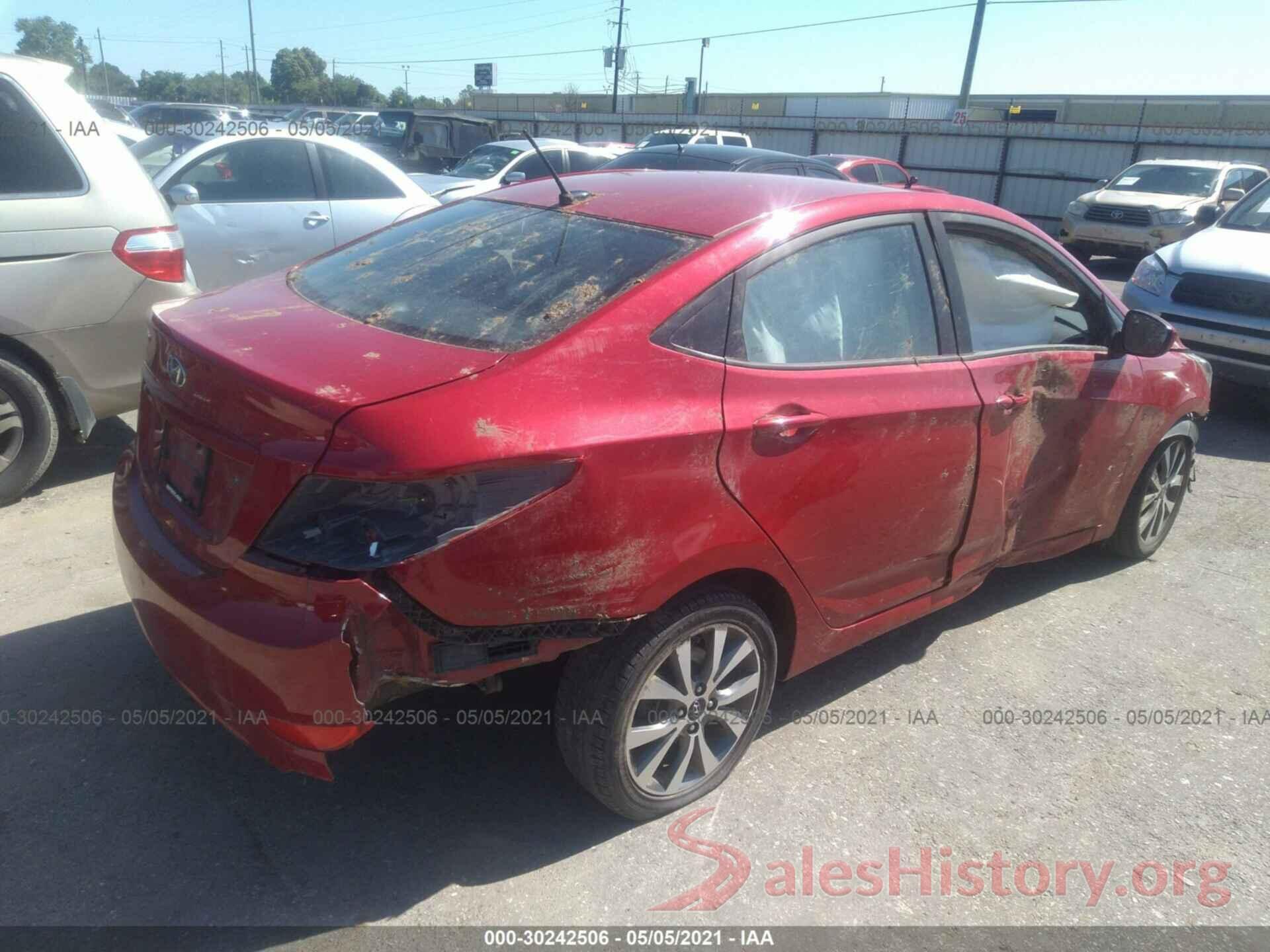 KMHCT4AE6HU346673 2017 HYUNDAI ACCENT