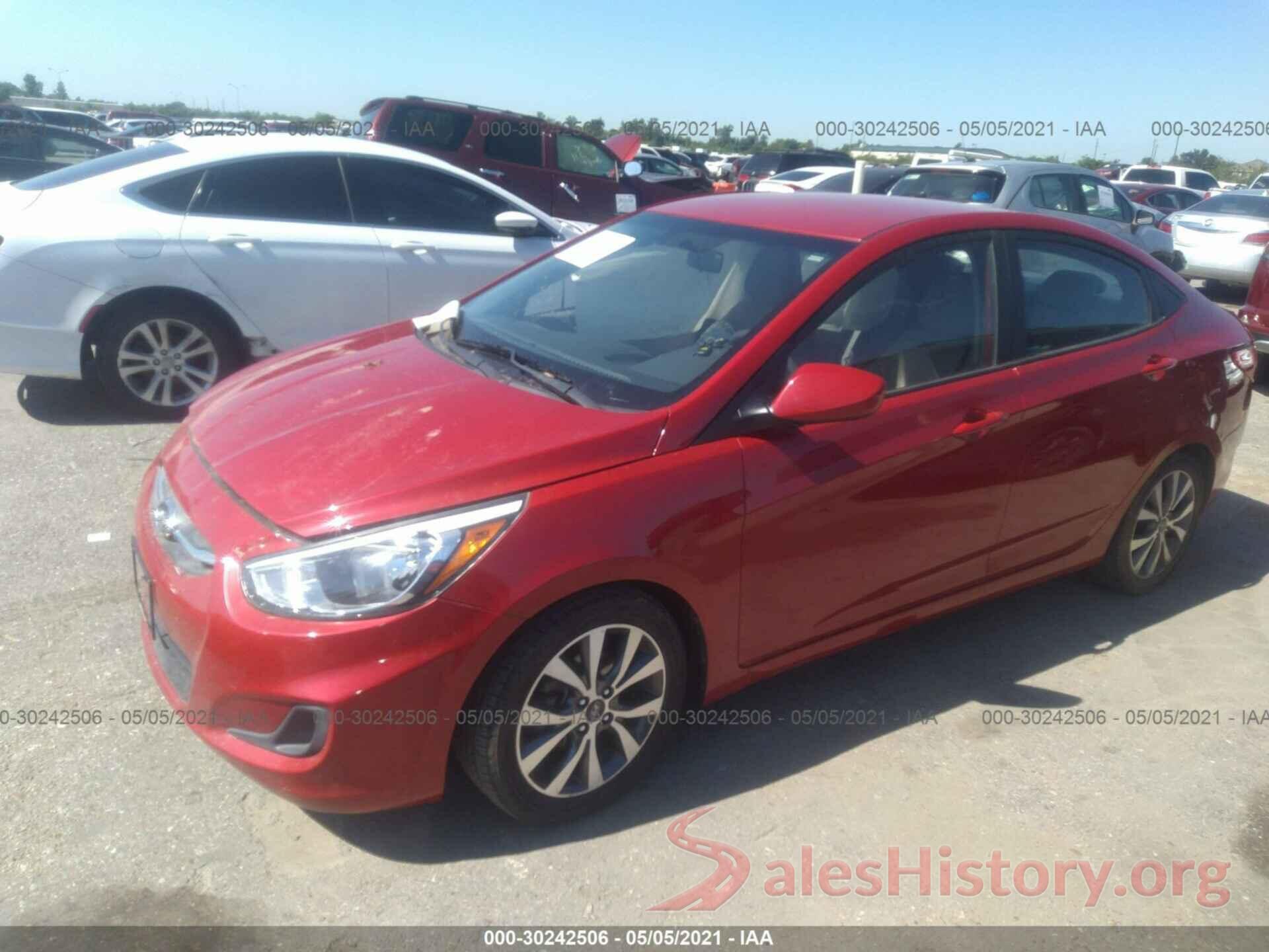 KMHCT4AE6HU346673 2017 HYUNDAI ACCENT