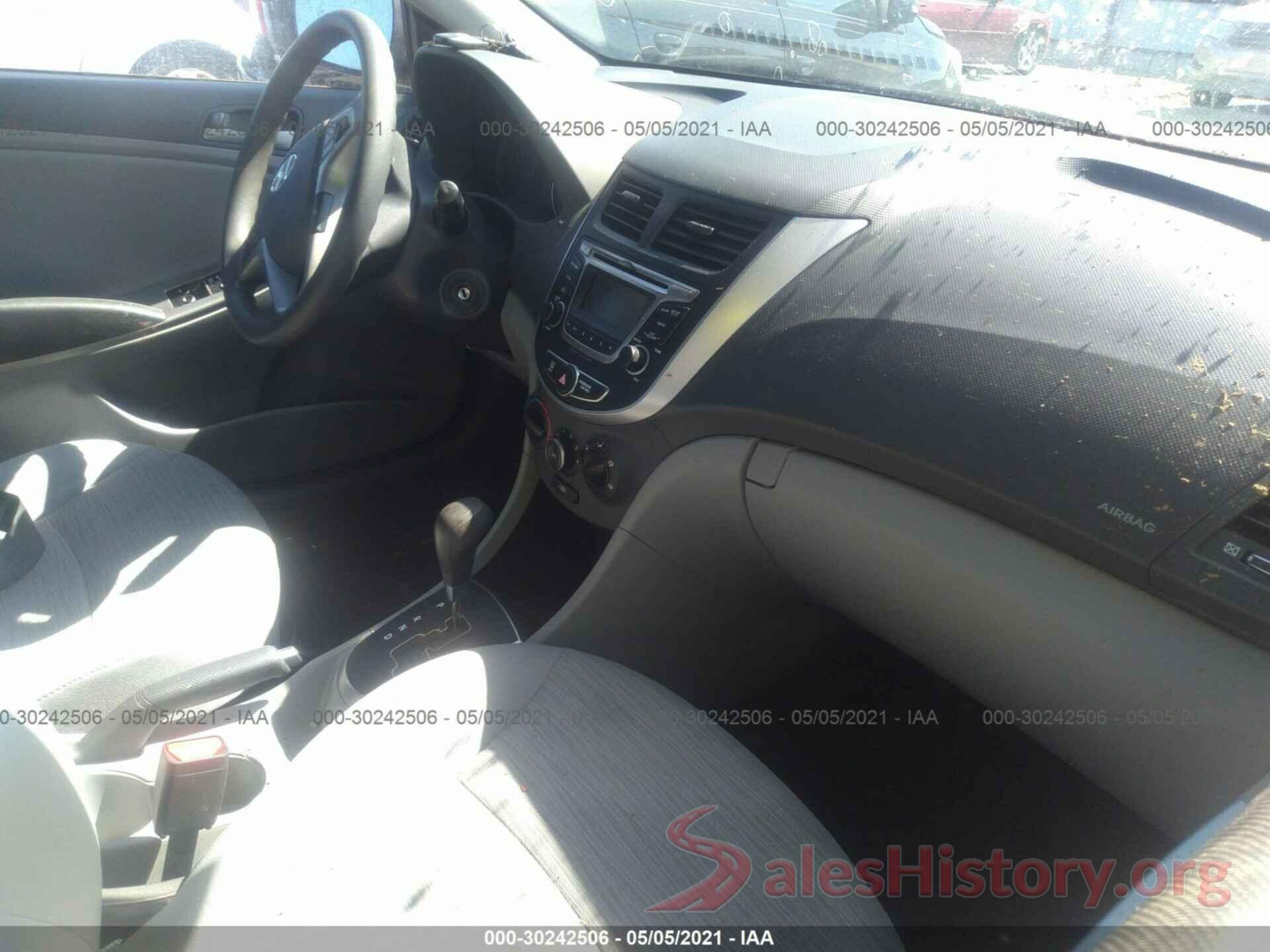 KMHCT4AE6HU346673 2017 HYUNDAI ACCENT