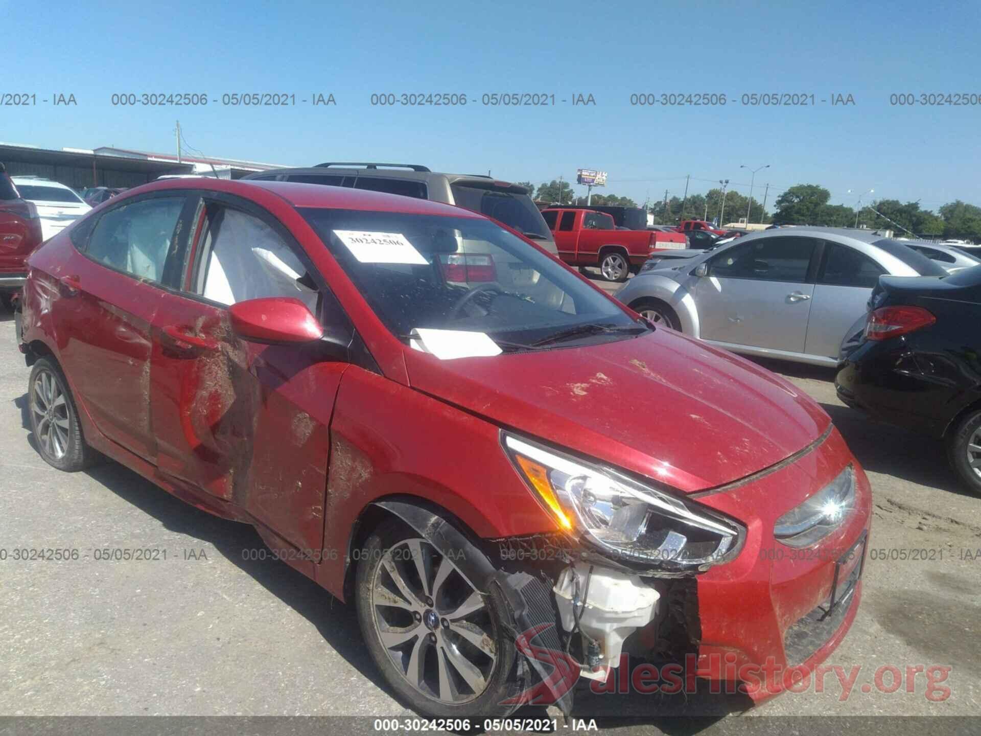 KMHCT4AE6HU346673 2017 HYUNDAI ACCENT