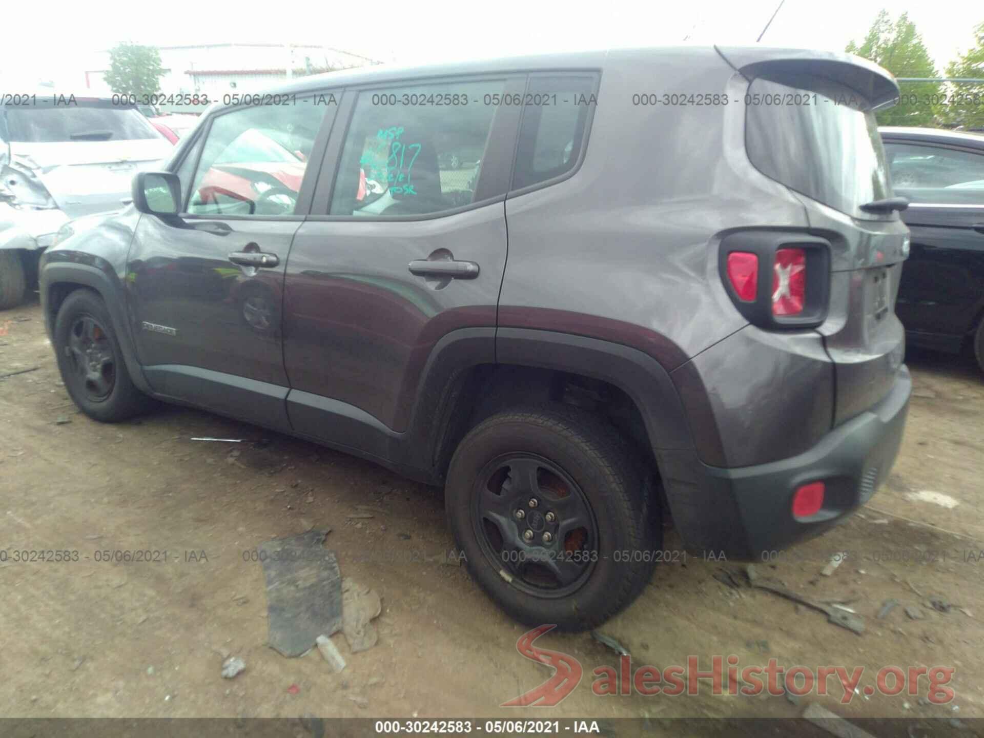 ZACCJAAB9HPF86817 2017 JEEP RENEGADE