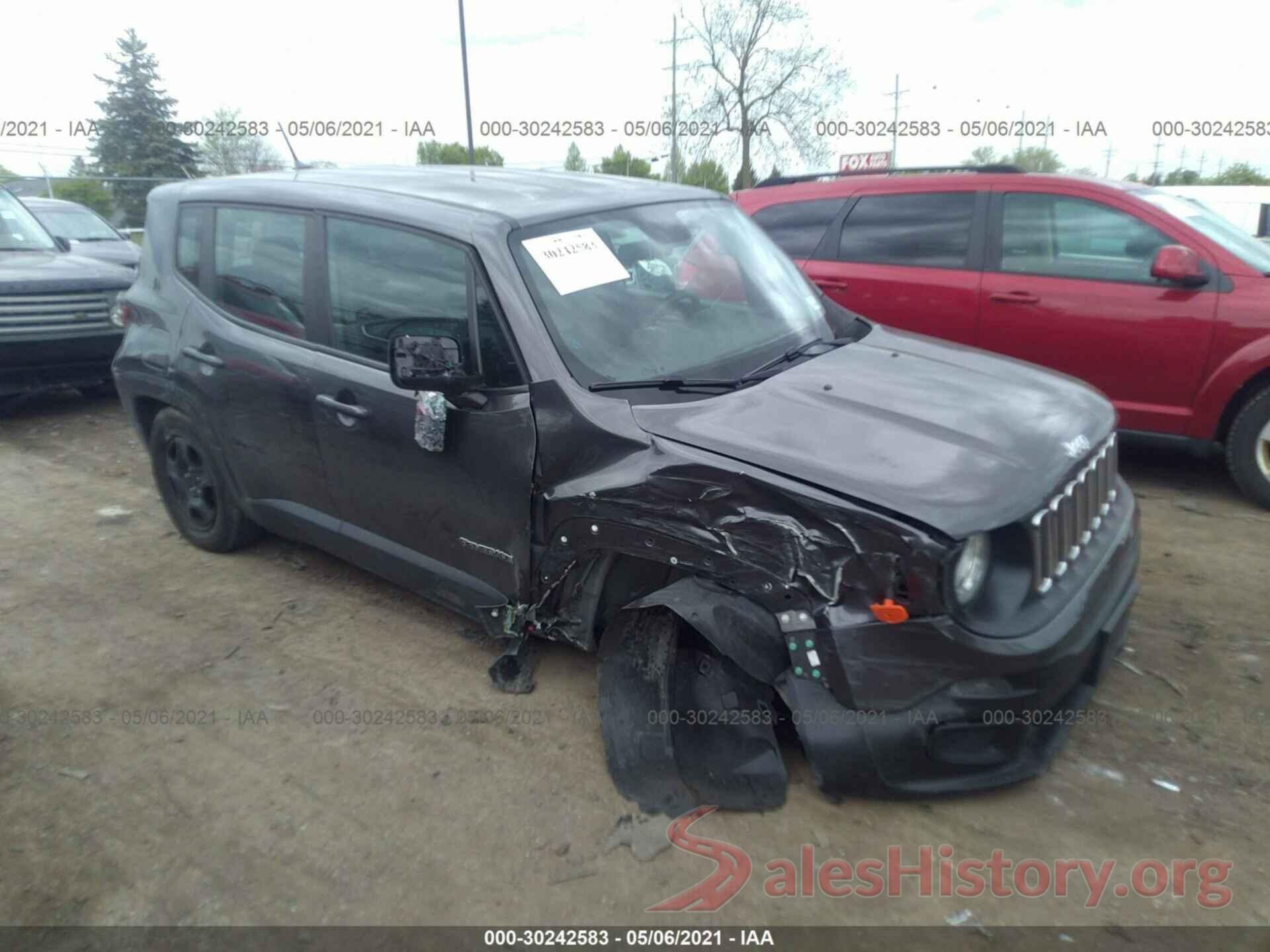 ZACCJAAB9HPF86817 2017 JEEP RENEGADE