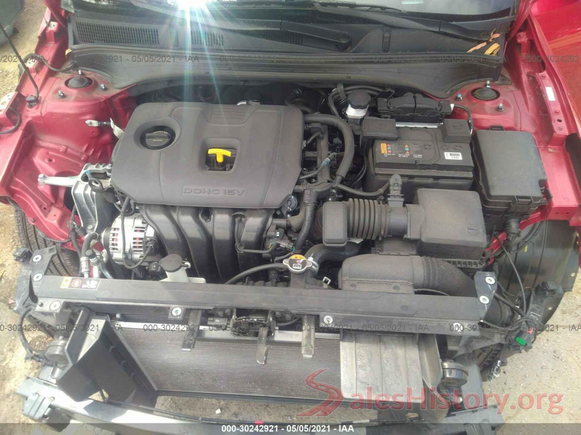 3KPF24AD4ME284257 2021 KIA FORTE