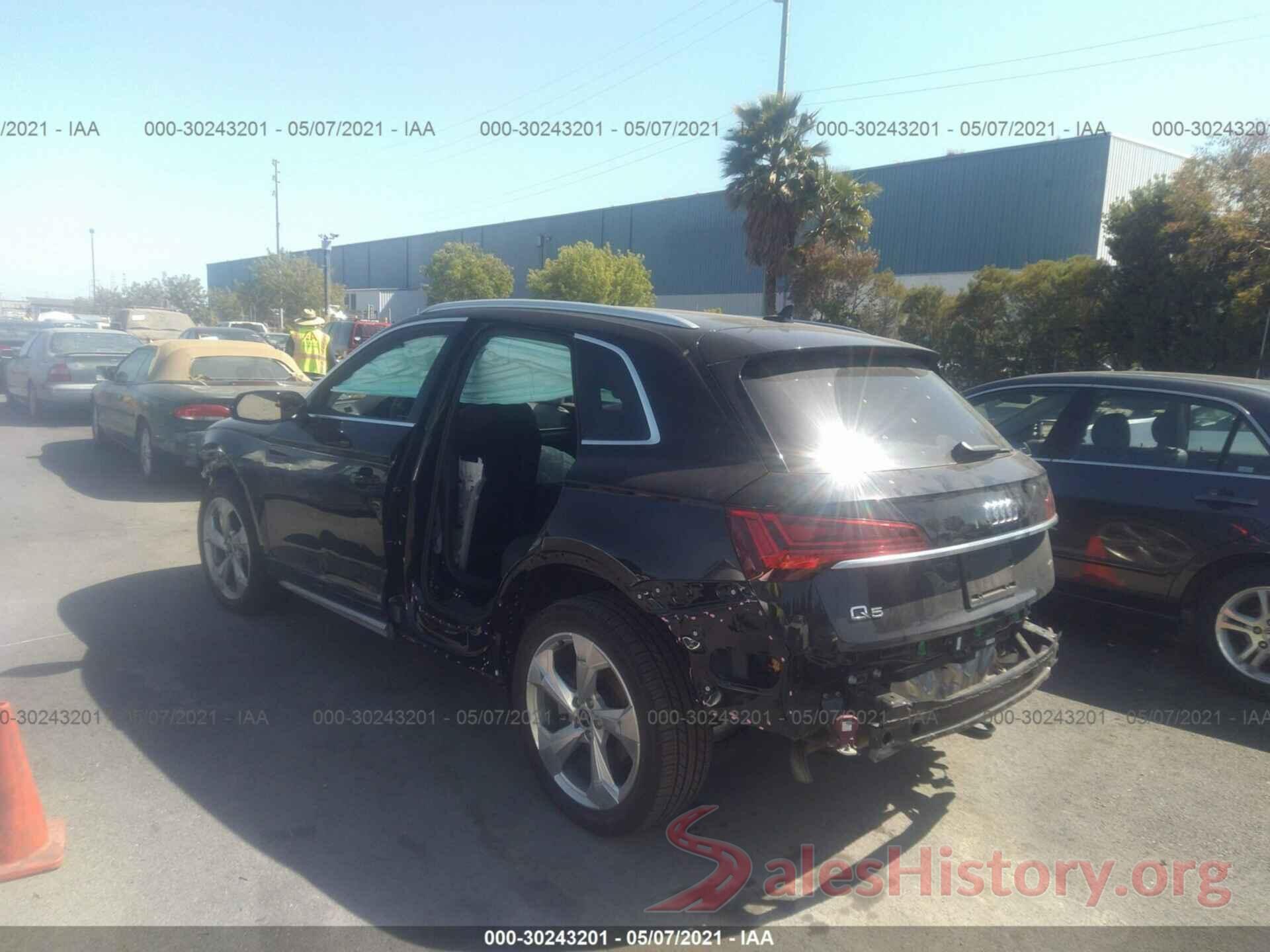 WA1BAAFY5M2022265 2021 AUDI Q5