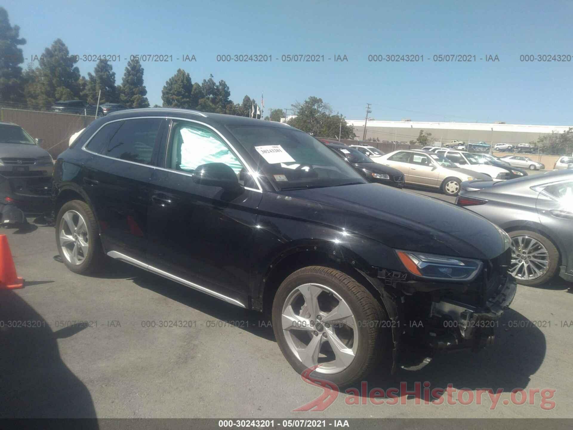 WA1BAAFY5M2022265 2021 AUDI Q5