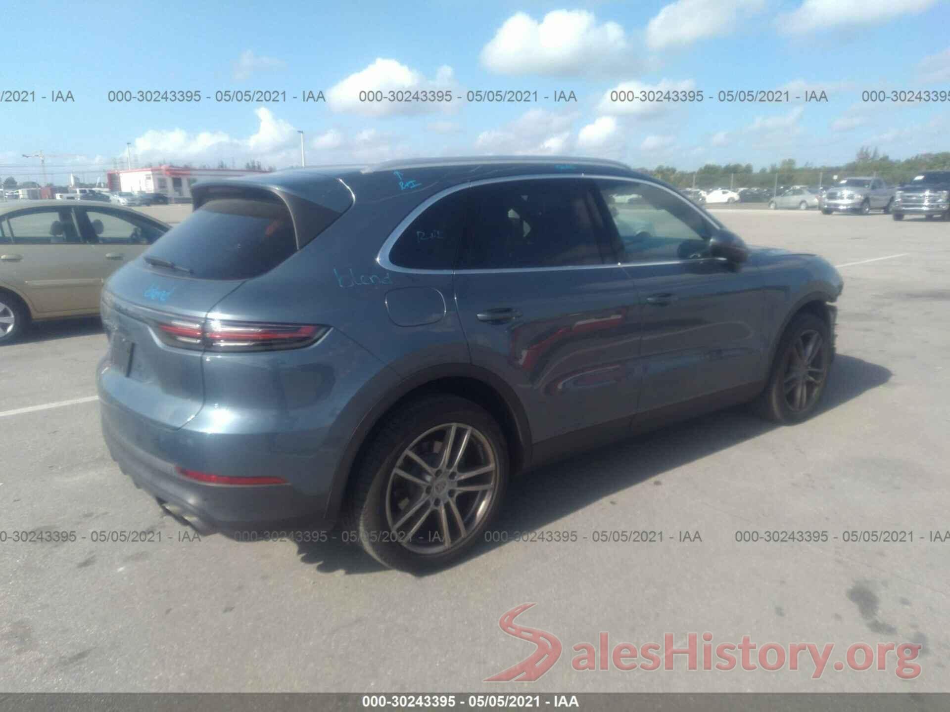 WP1AB2AY8KDA60763 2019 PORSCHE CAYENNE