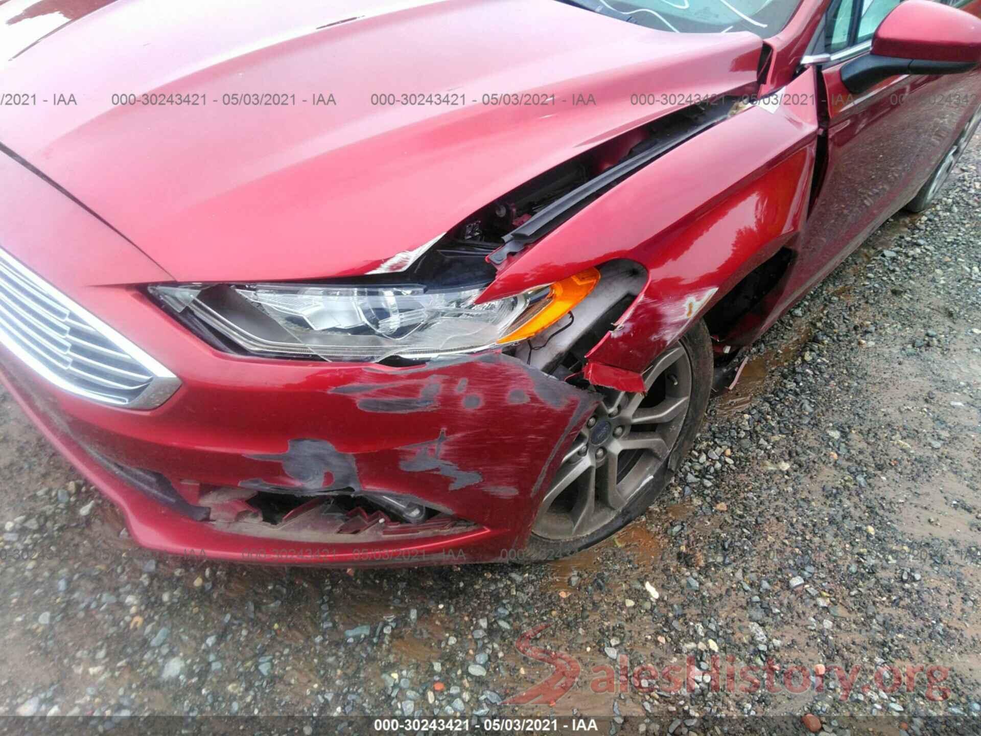 3FA6P0HDXHR240252 2017 FORD FUSION