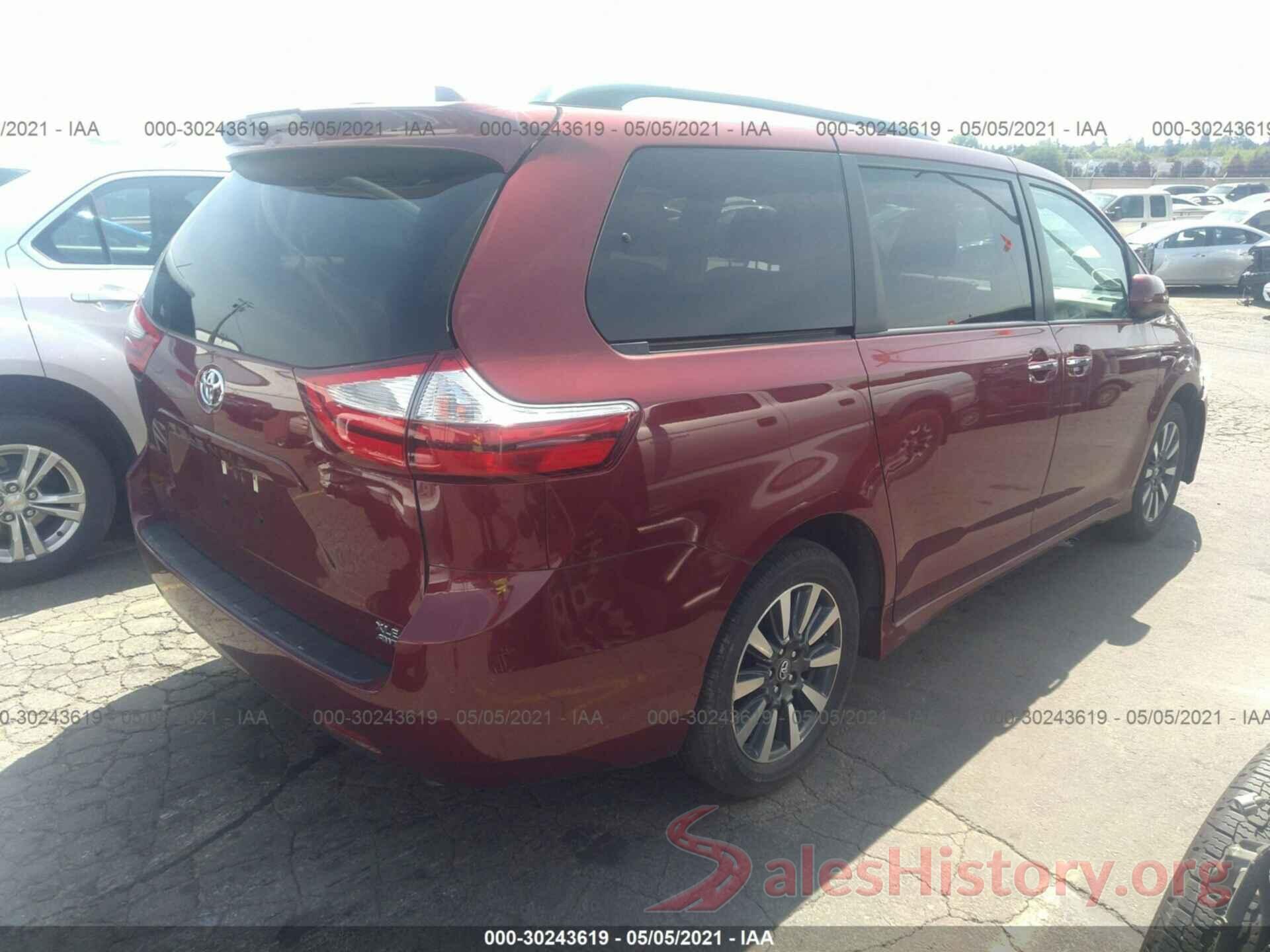 5TDDZ3DC5KS212910 2019 TOYOTA SIENNA