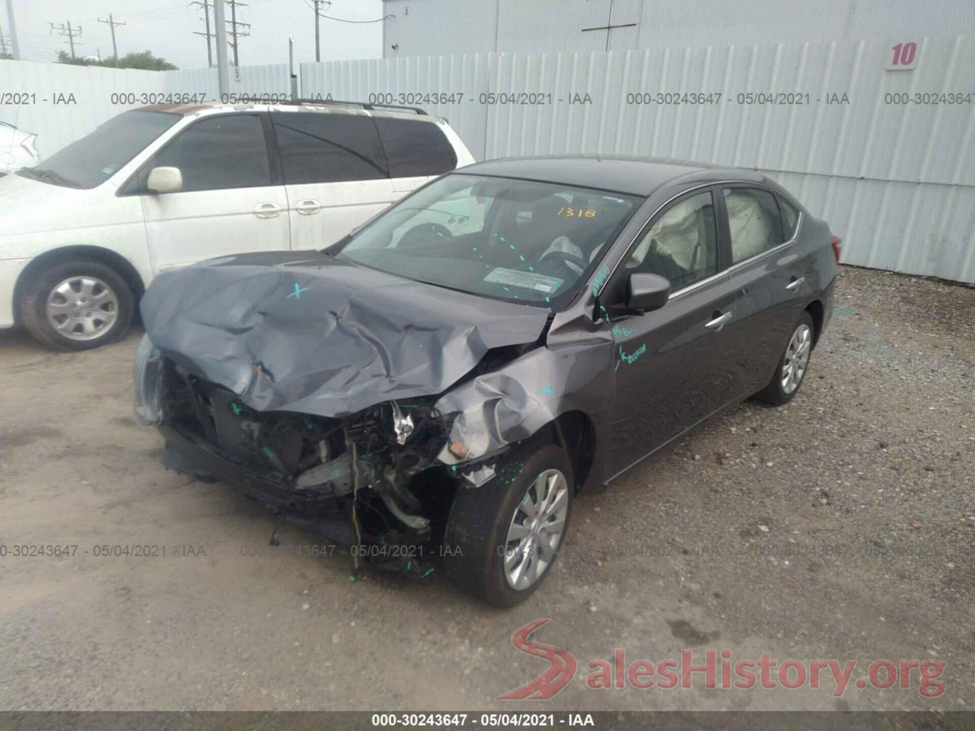 3N1AB7AP5KY361318 2019 NISSAN SENTRA