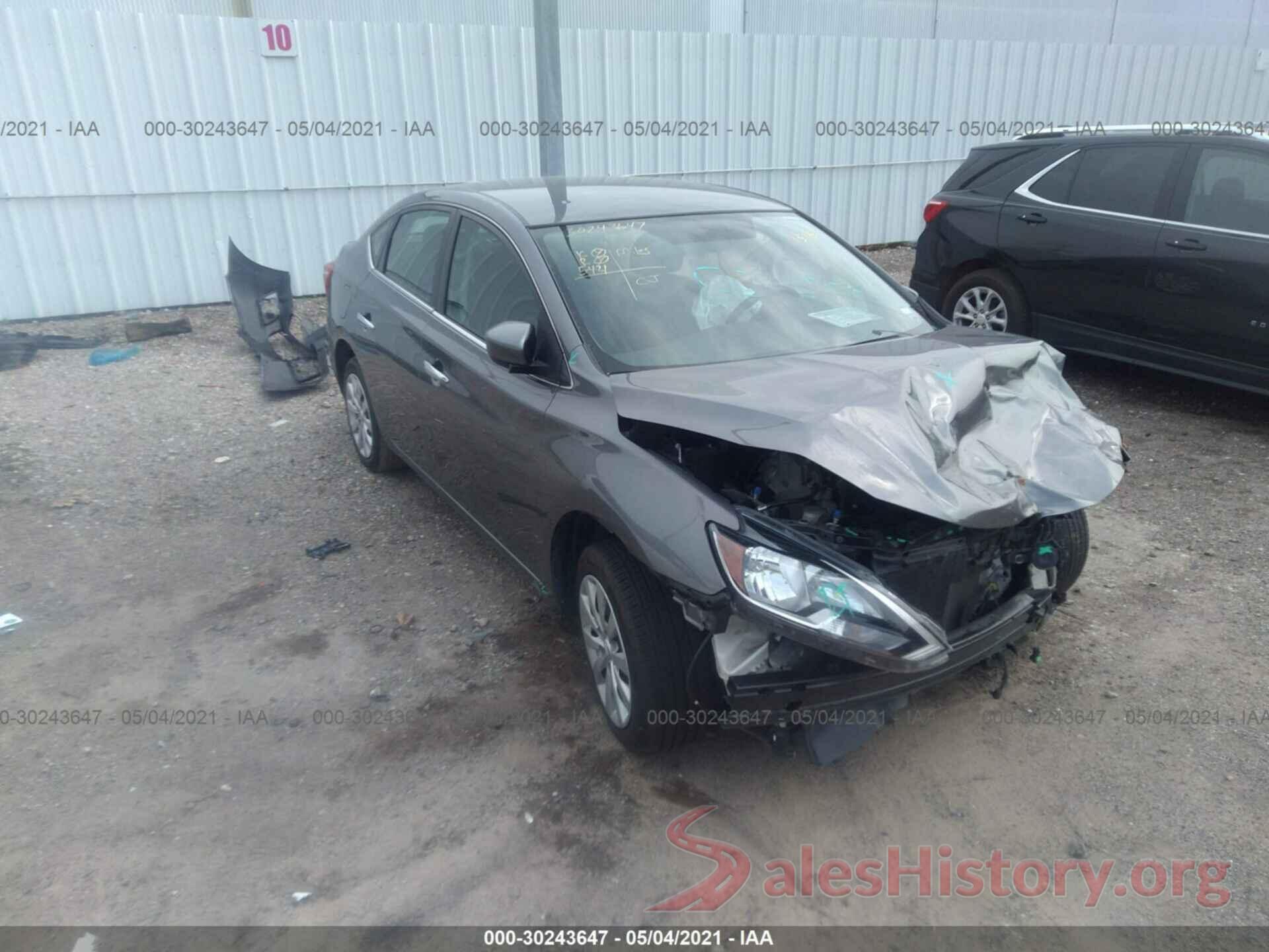 3N1AB7AP5KY361318 2019 NISSAN SENTRA