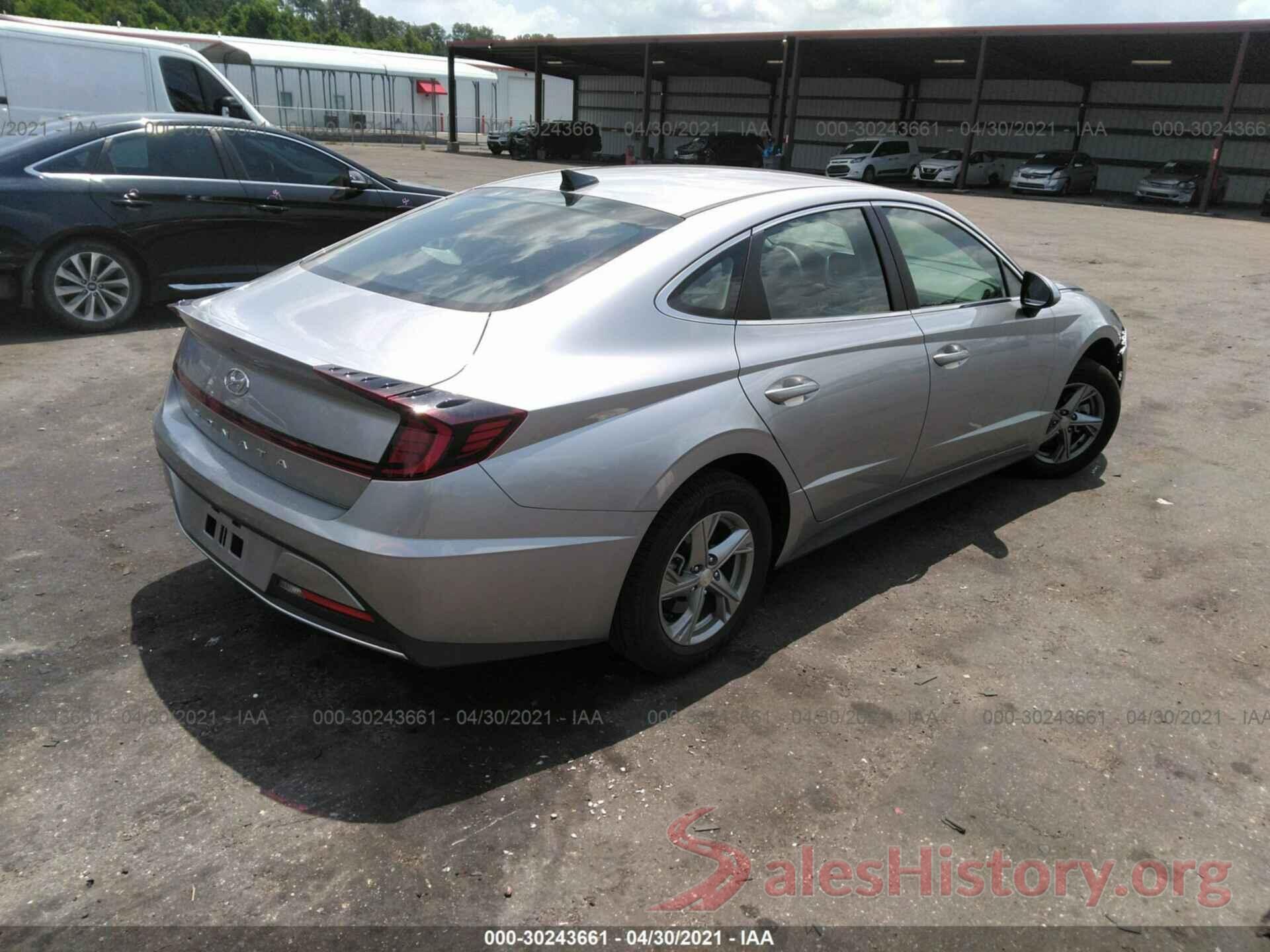 5NPEG4JA2MH077820 2021 HYUNDAI SONATA