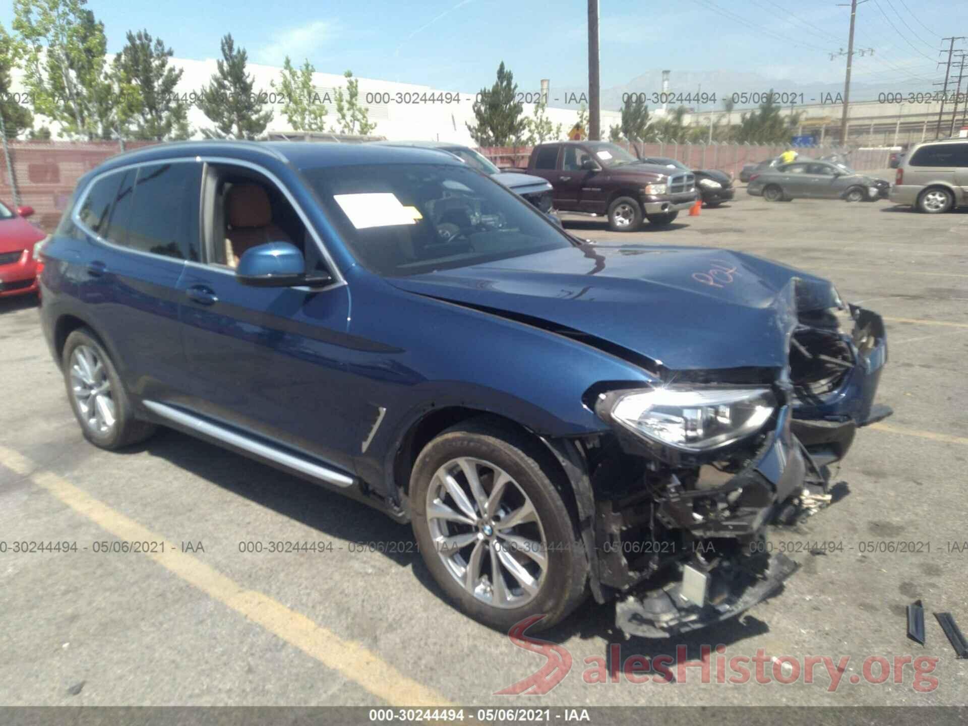 5UXTR7C58KLF28083 2019 BMW X3