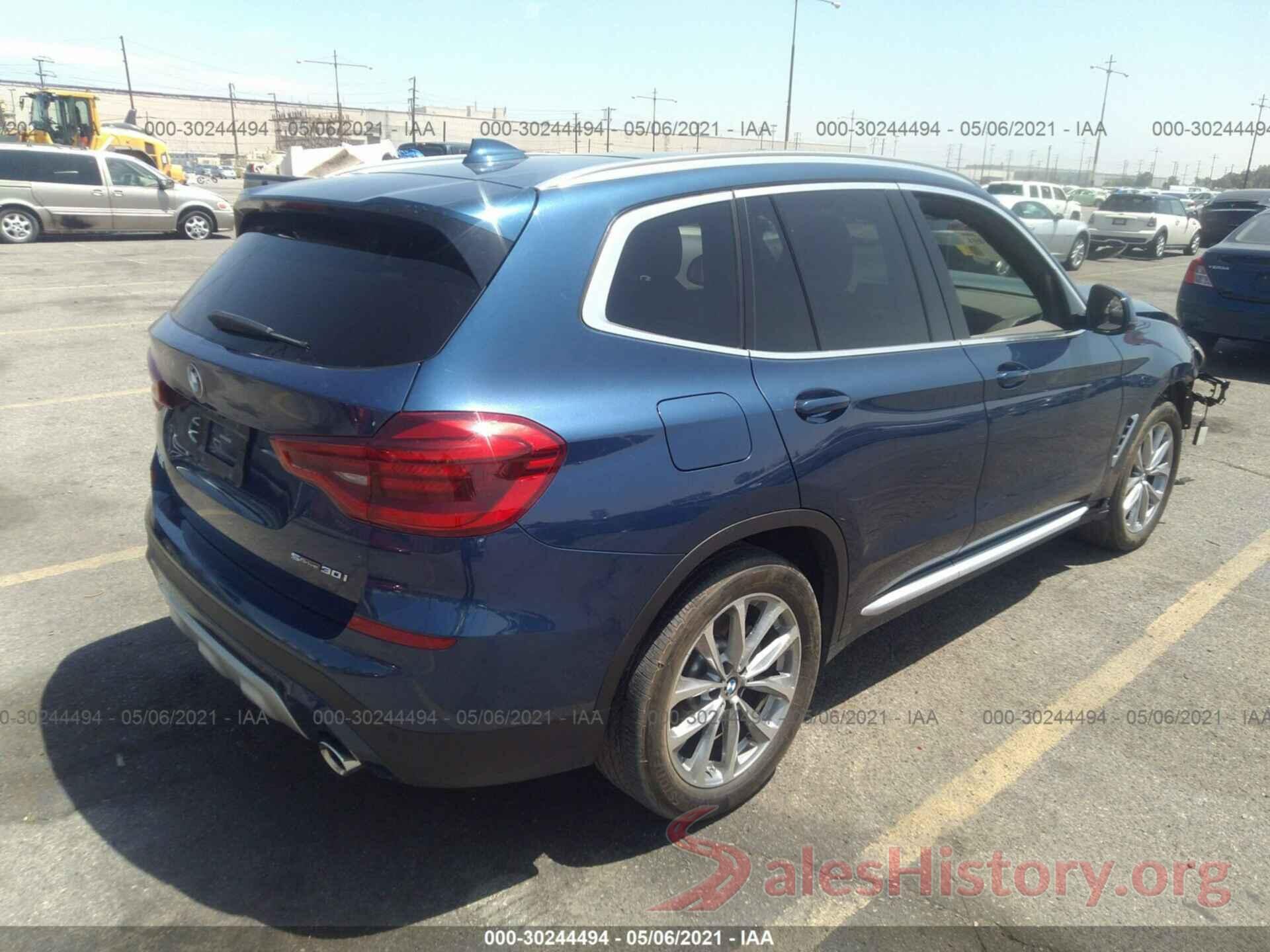 5UXTR7C58KLF28083 2019 BMW X3