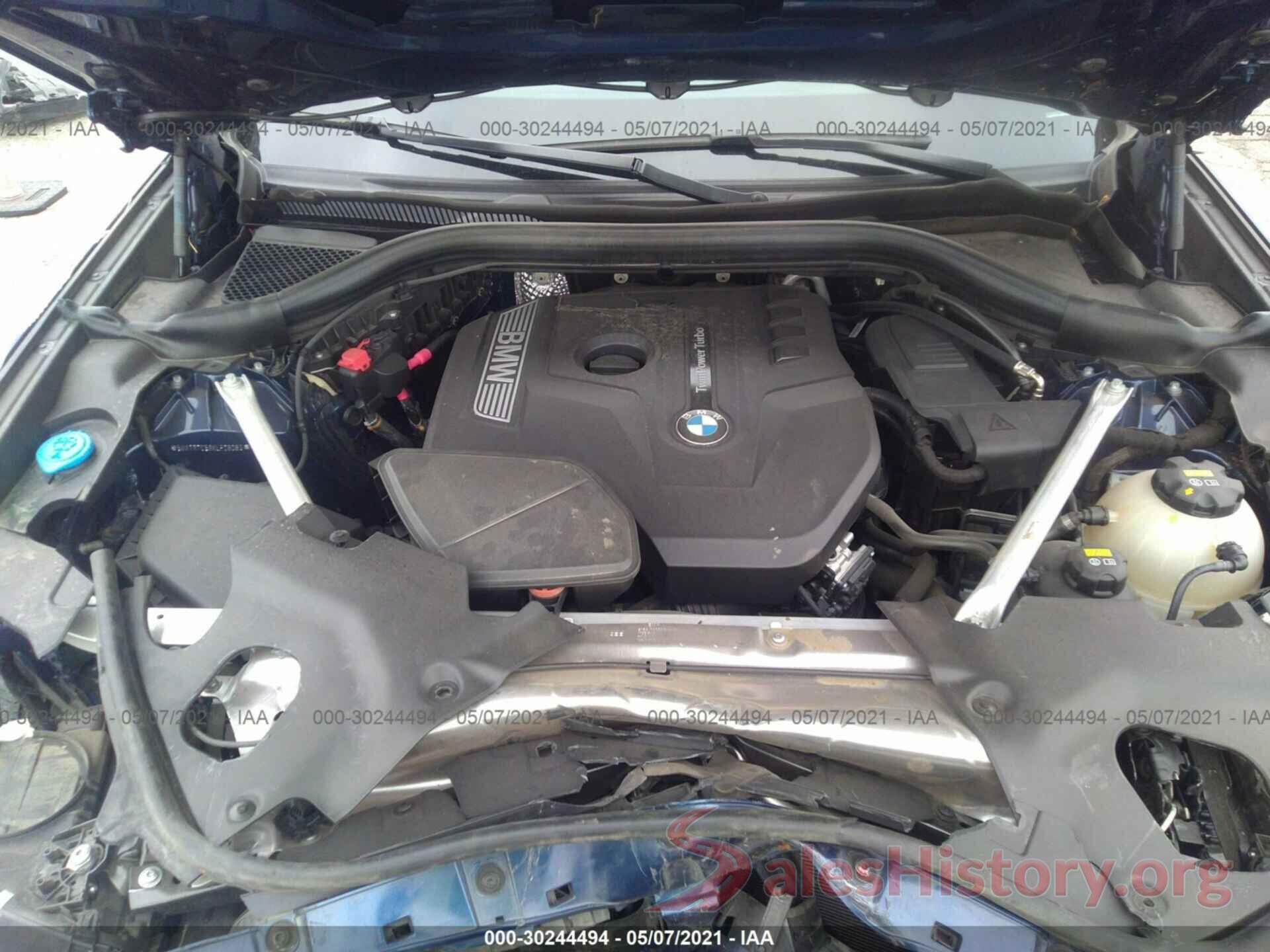 5UXTR7C58KLF28083 2019 BMW X3