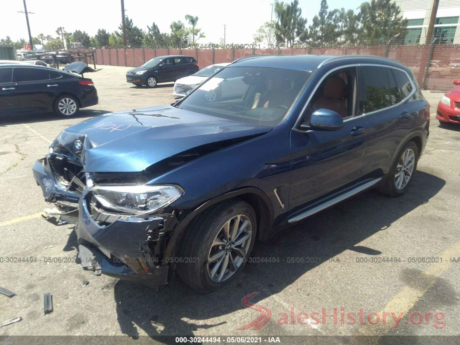 5UXTR7C58KLF28083 2019 BMW X3