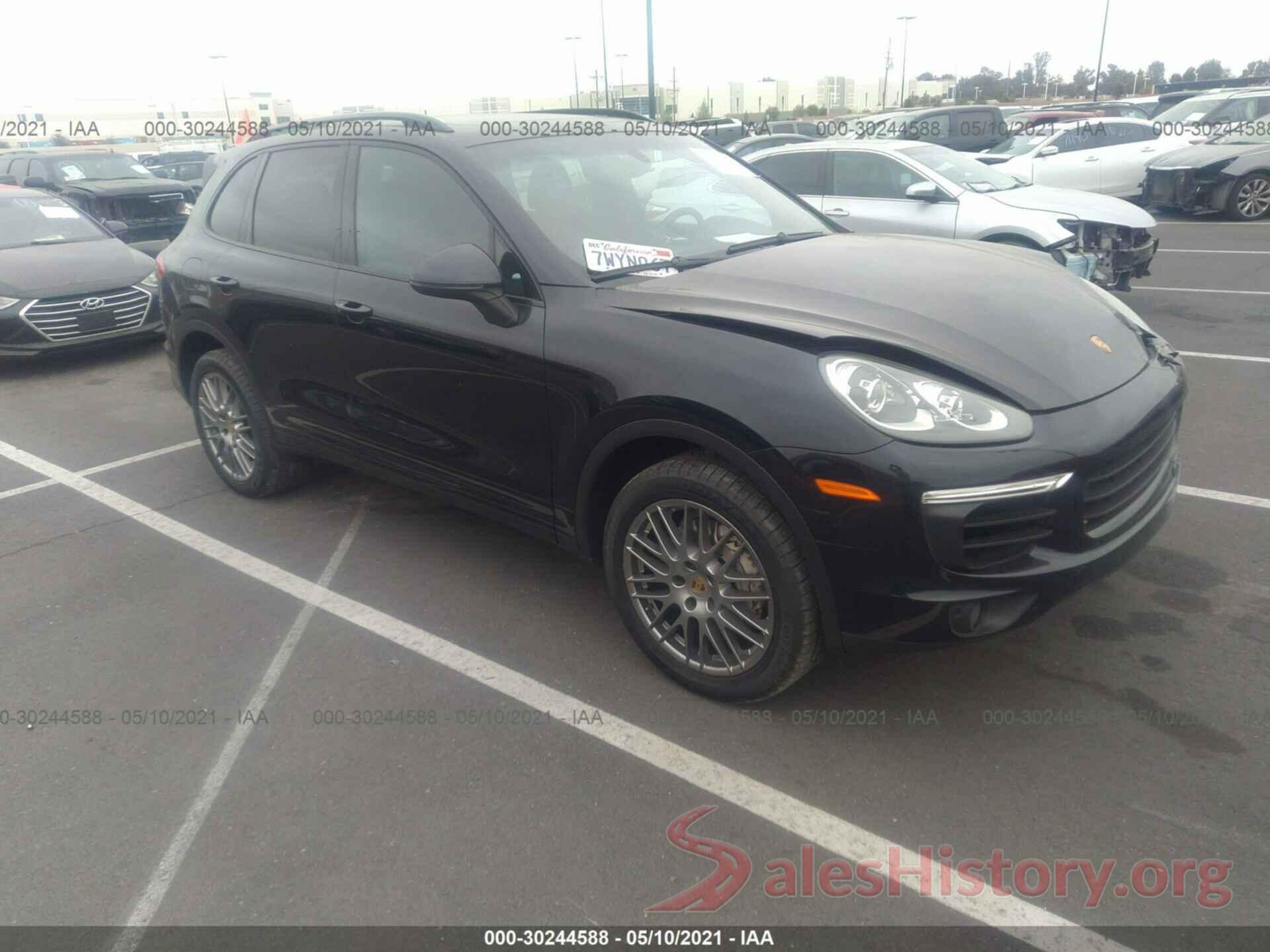 WP1AB2A27GLA93780 2016 PORSCHE CAYENNE