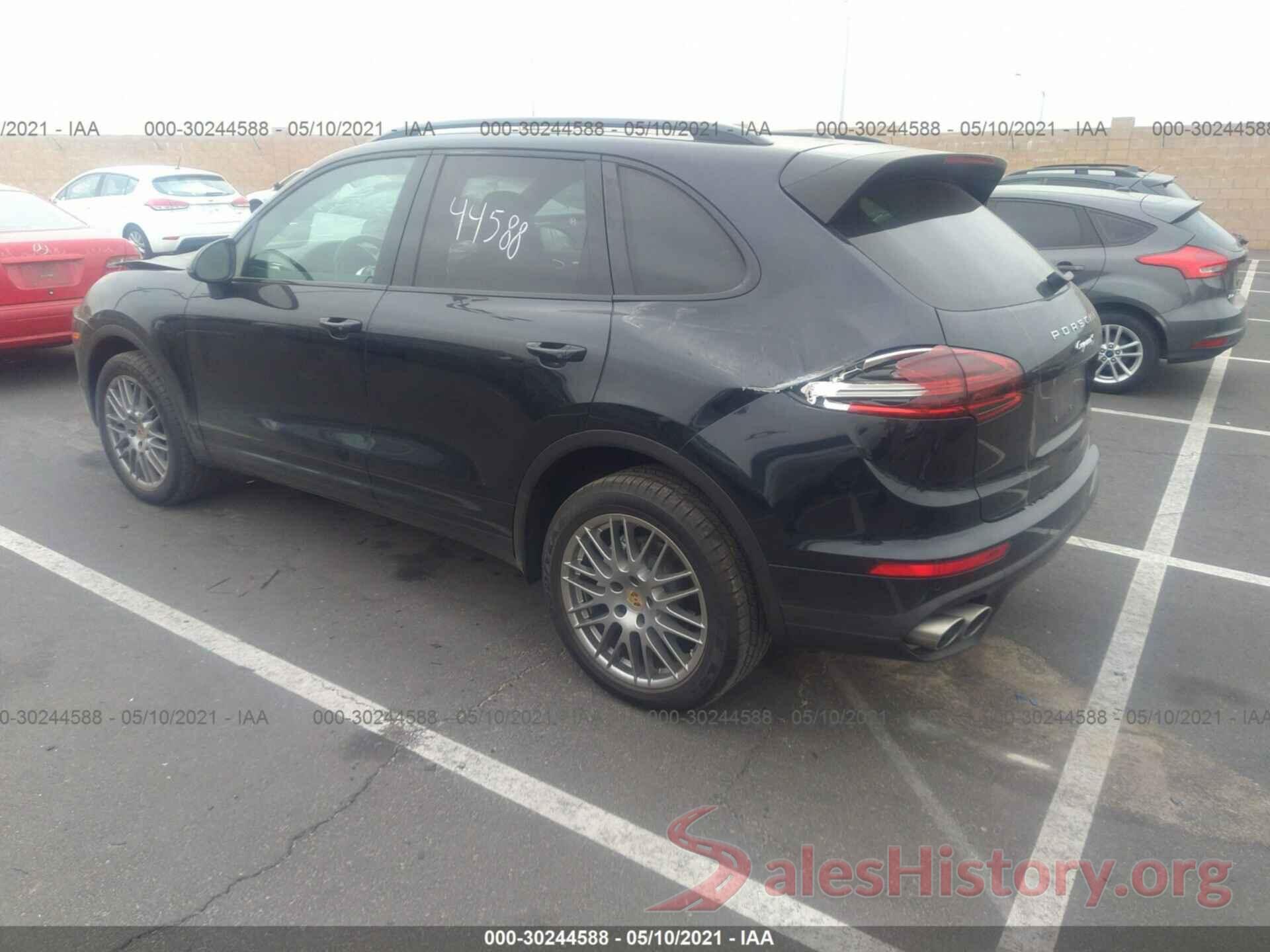 WP1AB2A27GLA93780 2016 PORSCHE CAYENNE