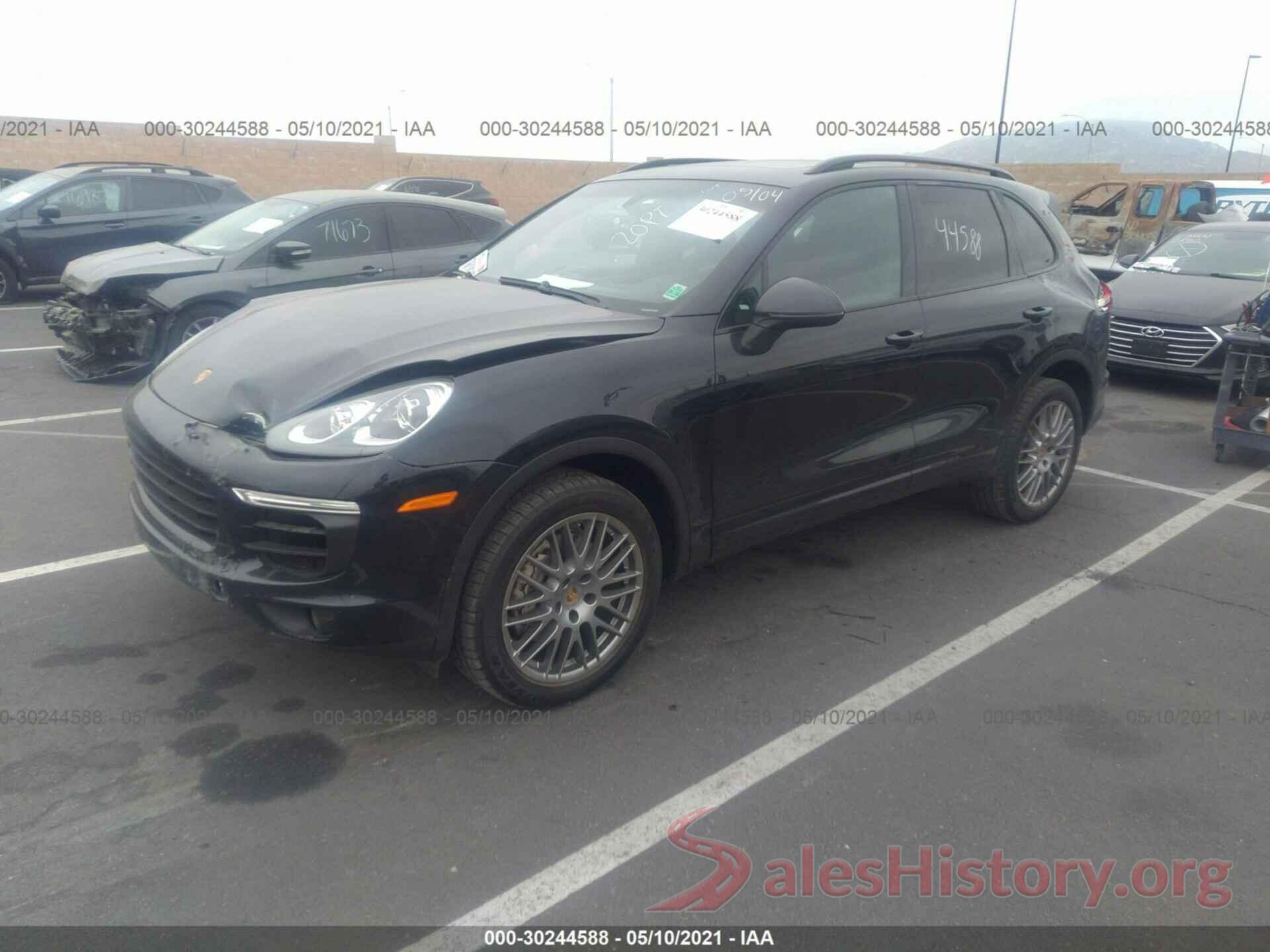 WP1AB2A27GLA93780 2016 PORSCHE CAYENNE