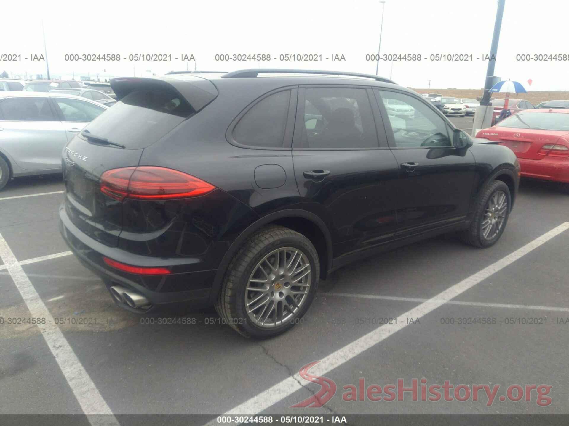 WP1AB2A27GLA93780 2016 PORSCHE CAYENNE