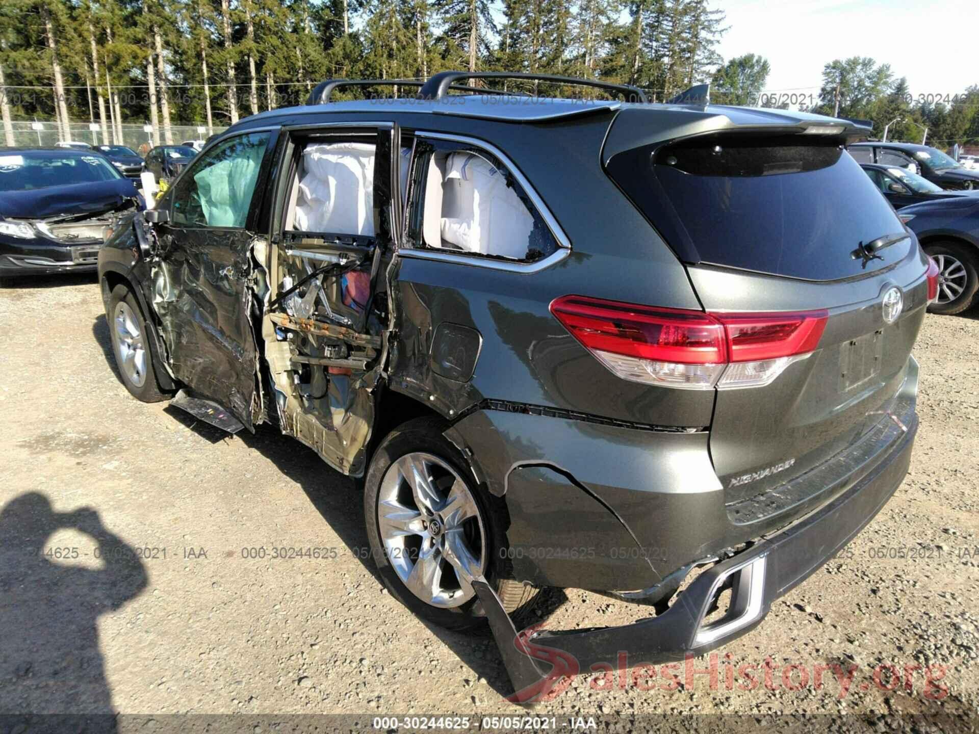 5TDDZRFH6KS963221 2019 TOYOTA HIGHLANDER