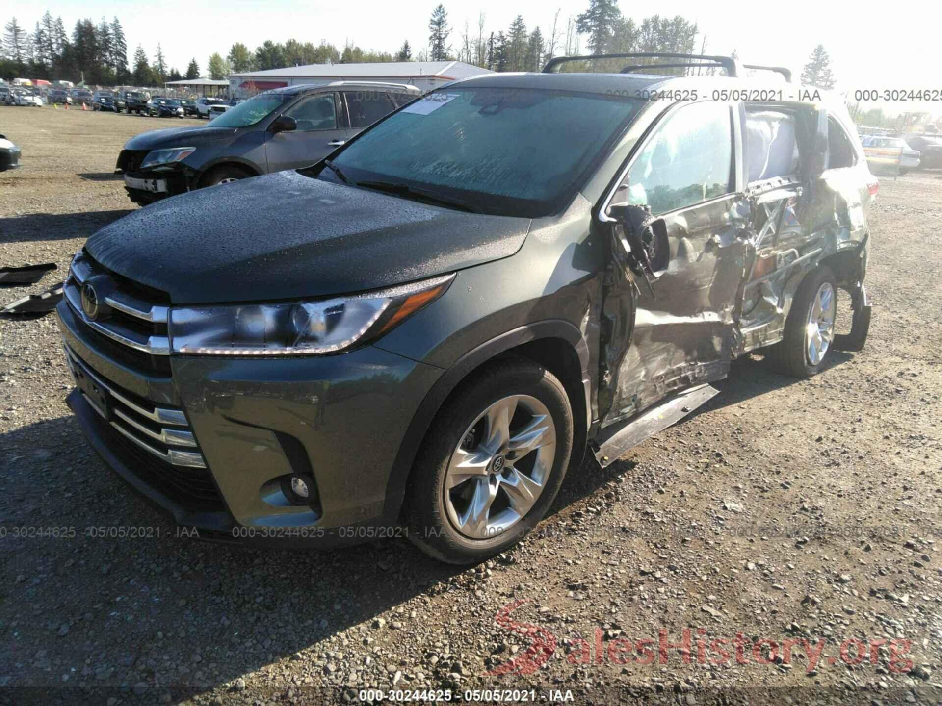 5TDDZRFH6KS963221 2019 TOYOTA HIGHLANDER