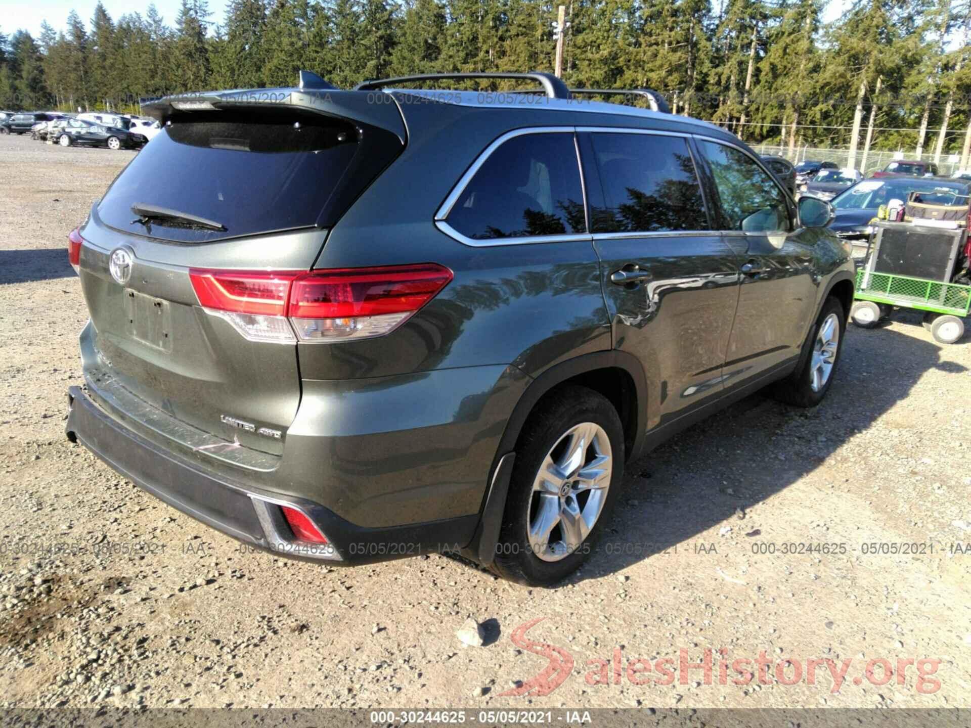 5TDDZRFH6KS963221 2019 TOYOTA HIGHLANDER