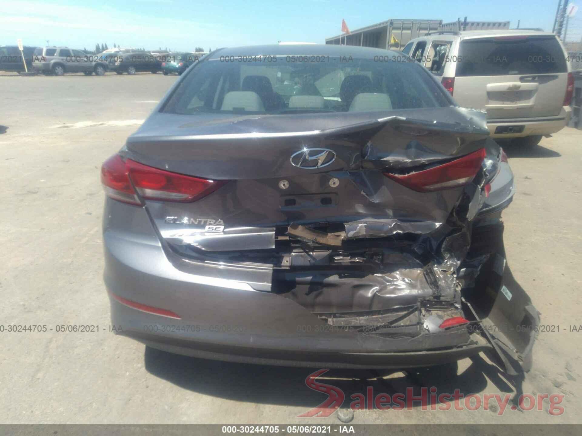 5NPD74LF4JH285570 2018 HYUNDAI ELANTRA