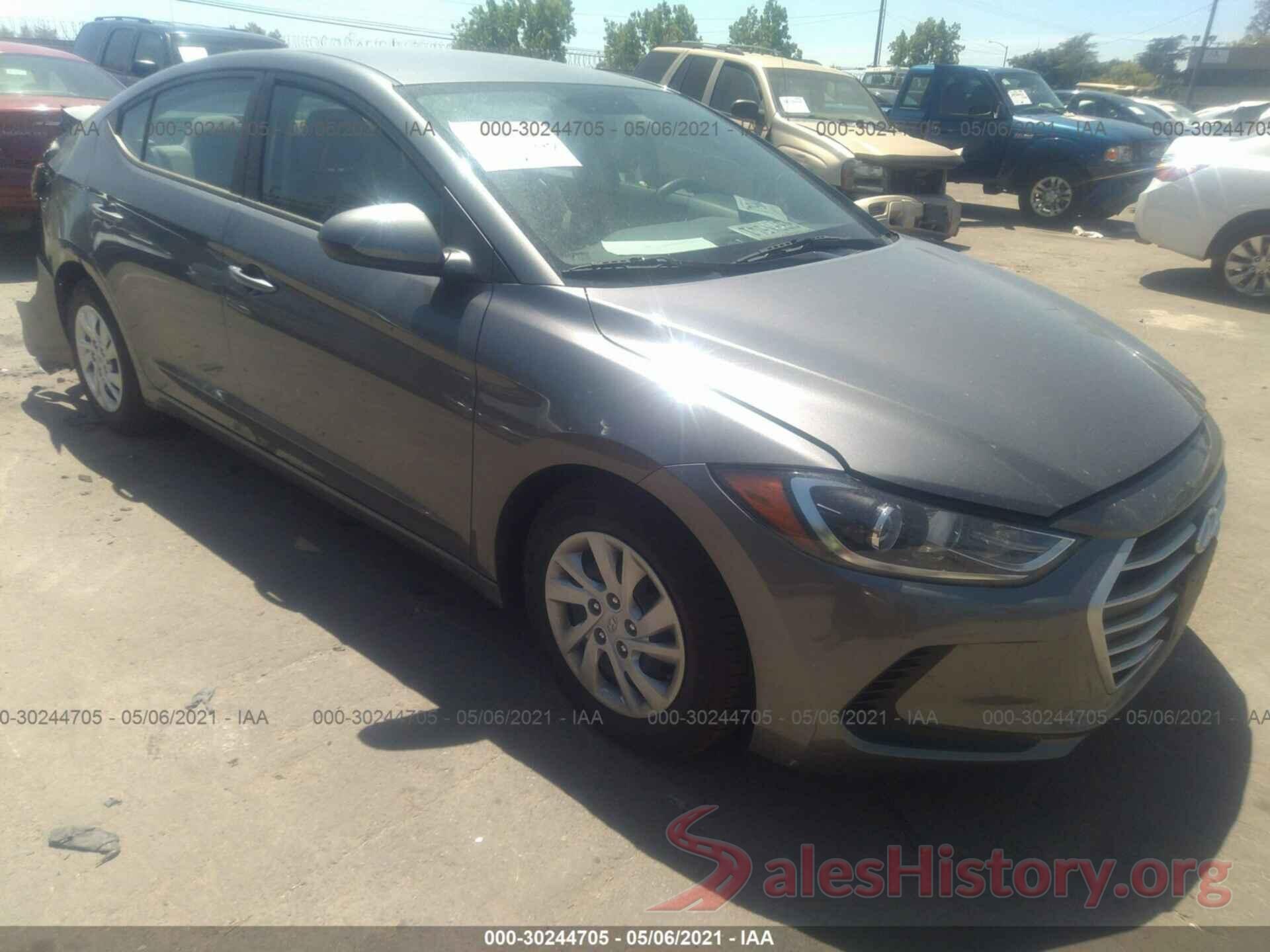 5NPD74LF4JH285570 2018 HYUNDAI ELANTRA