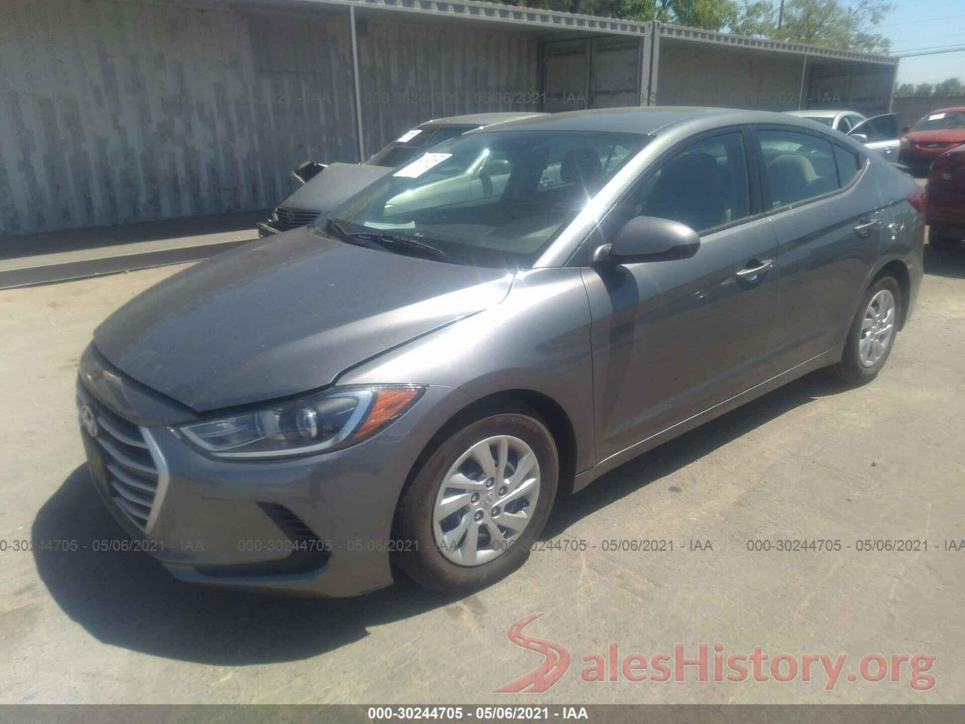 5NPD74LF4JH285570 2018 HYUNDAI ELANTRA