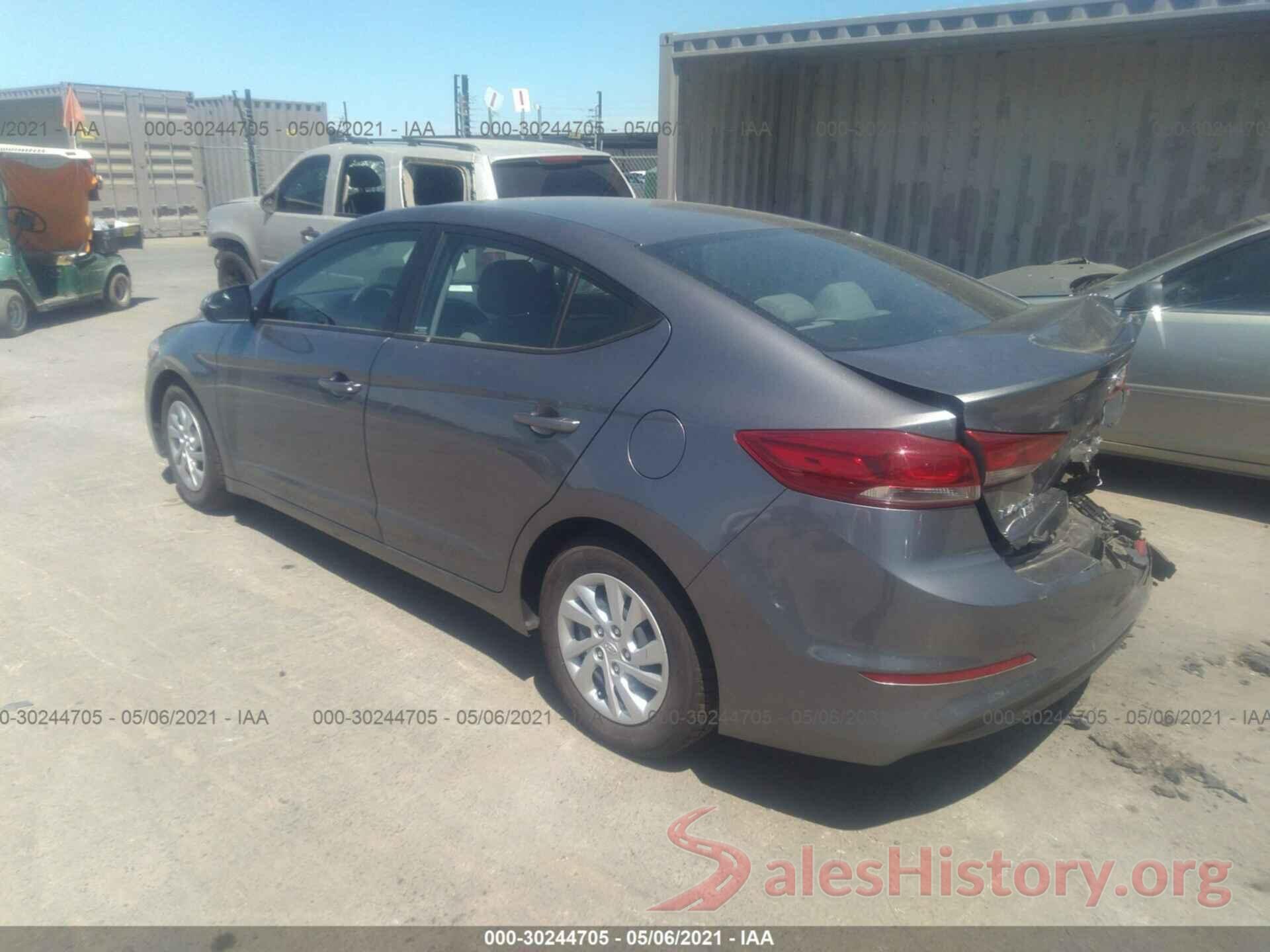 5NPD74LF4JH285570 2018 HYUNDAI ELANTRA