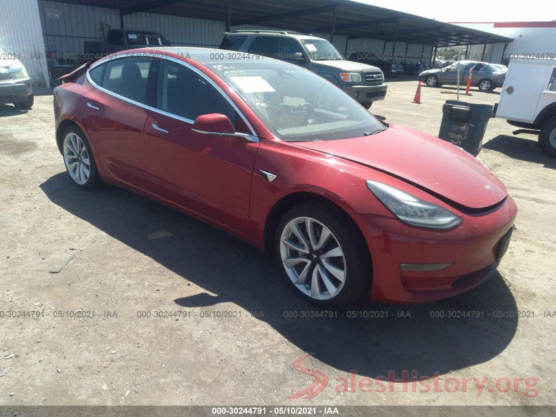 5YJ3E1EA0KF357656 2019 TESLA MODEL 3