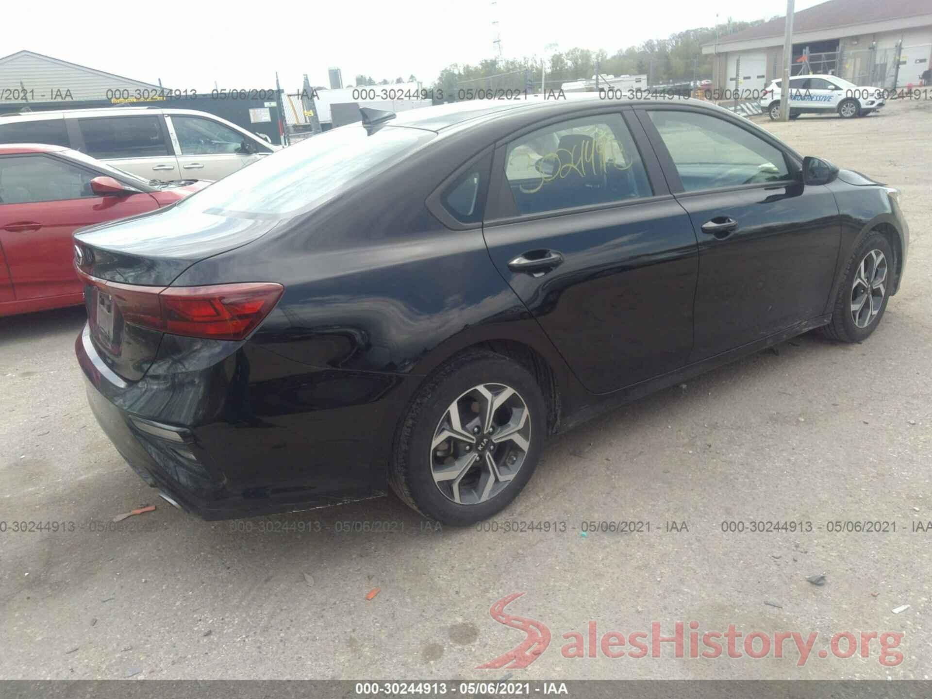 3KPF24AD4KE135411 2019 KIA FORTE