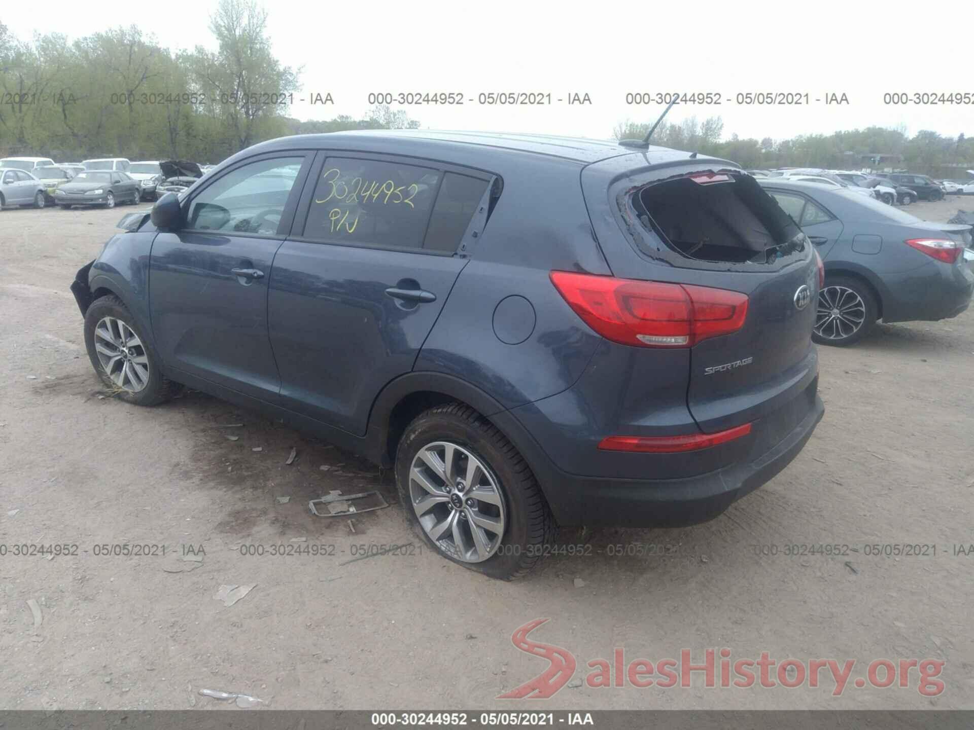 KNDPB3ACXG7867832 2016 KIA SPORTAGE