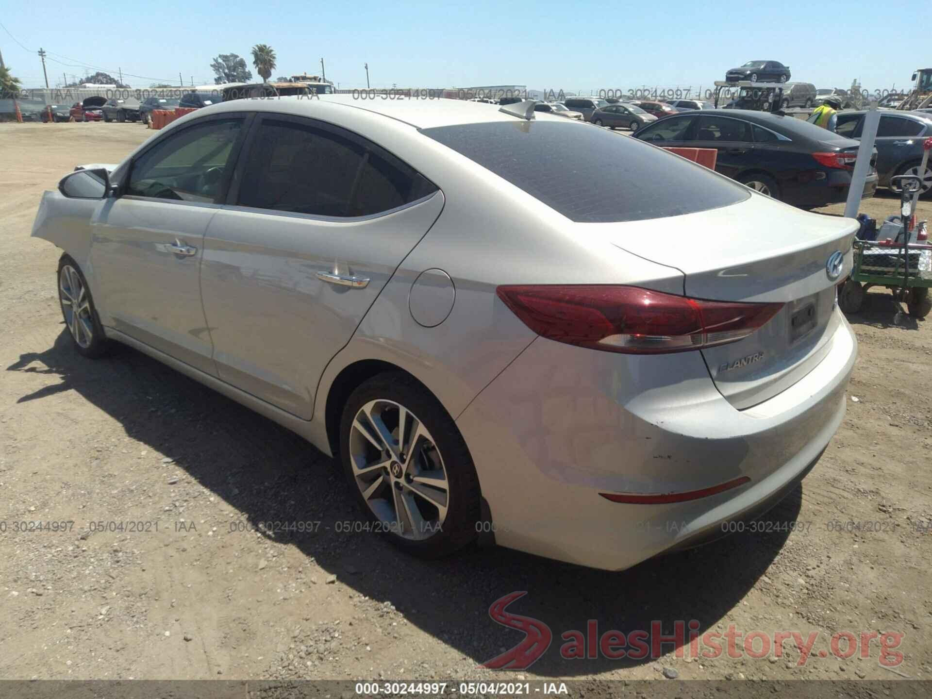 KMHD84LF4HU303624 2017 HYUNDAI ELANTRA