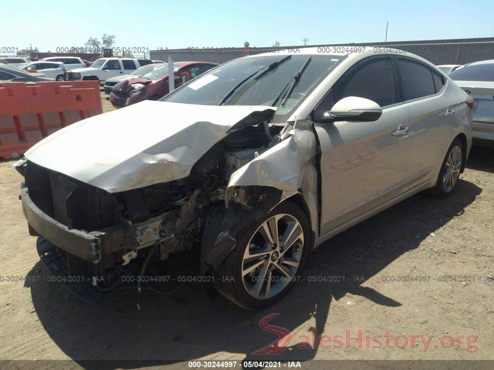 KMHD84LF4HU303624 2017 HYUNDAI ELANTRA