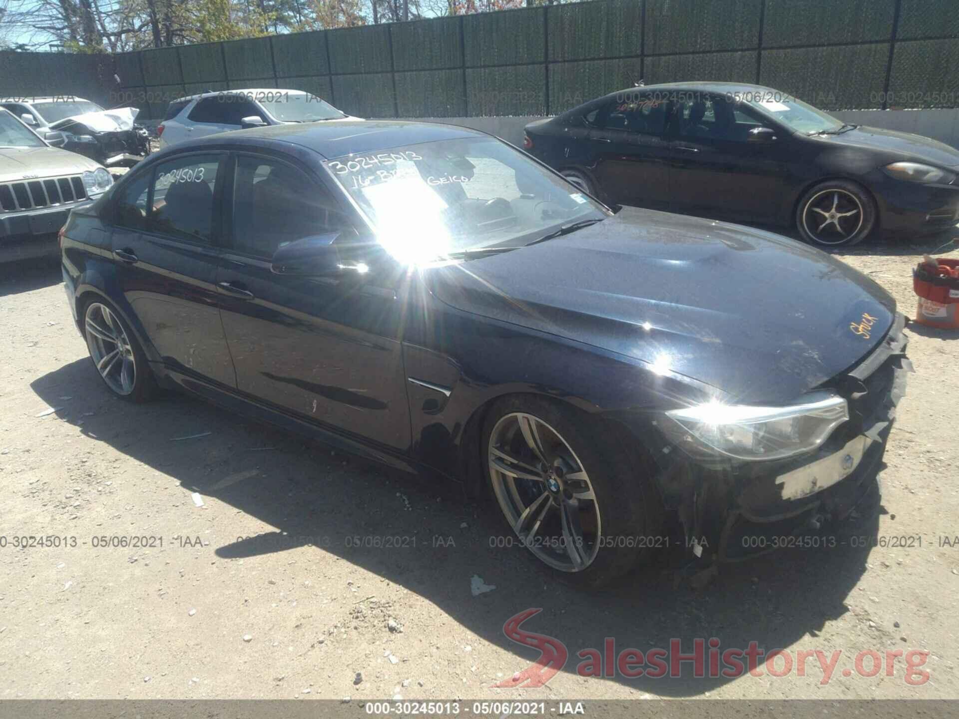 WBS8M9C54GP966896 2016 BMW M3