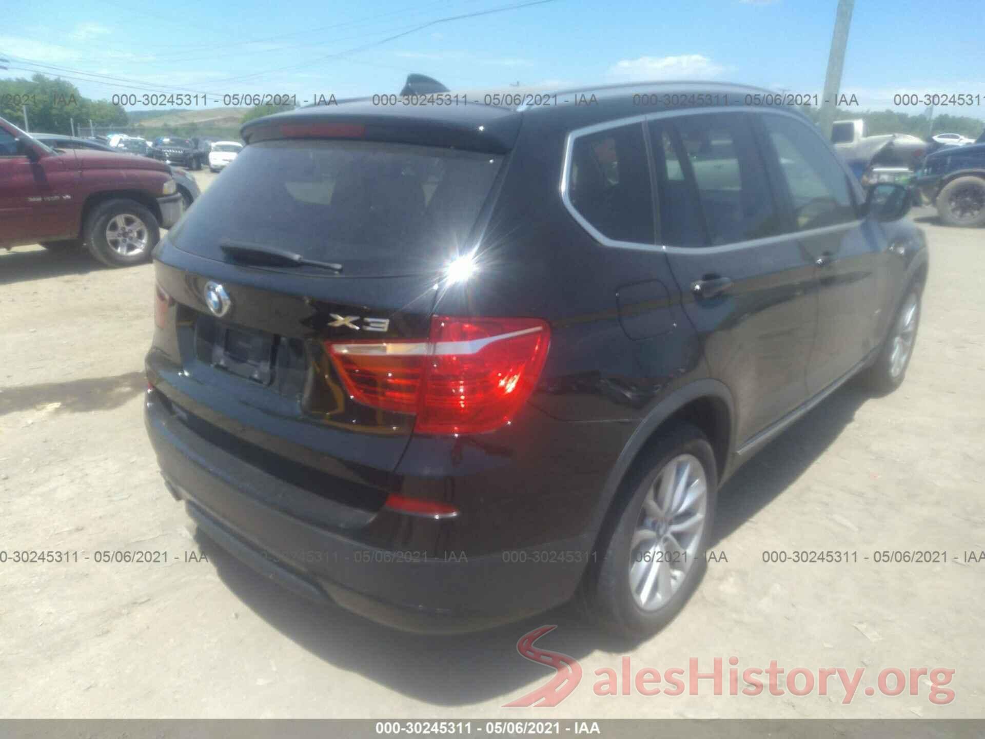 1FADP3F20GL264728 2013 BMW X3