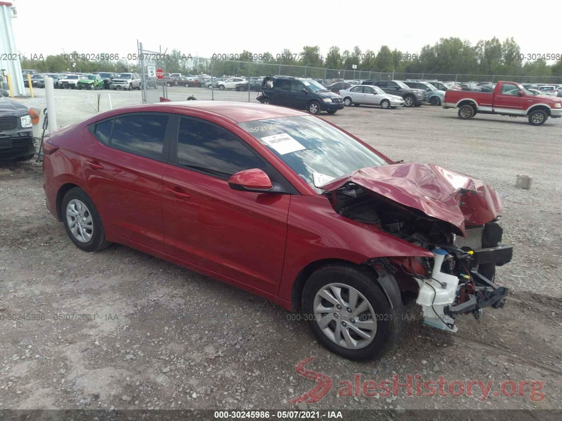 5NPD74LF0JH374133 2018 HYUNDAI ELANTRA