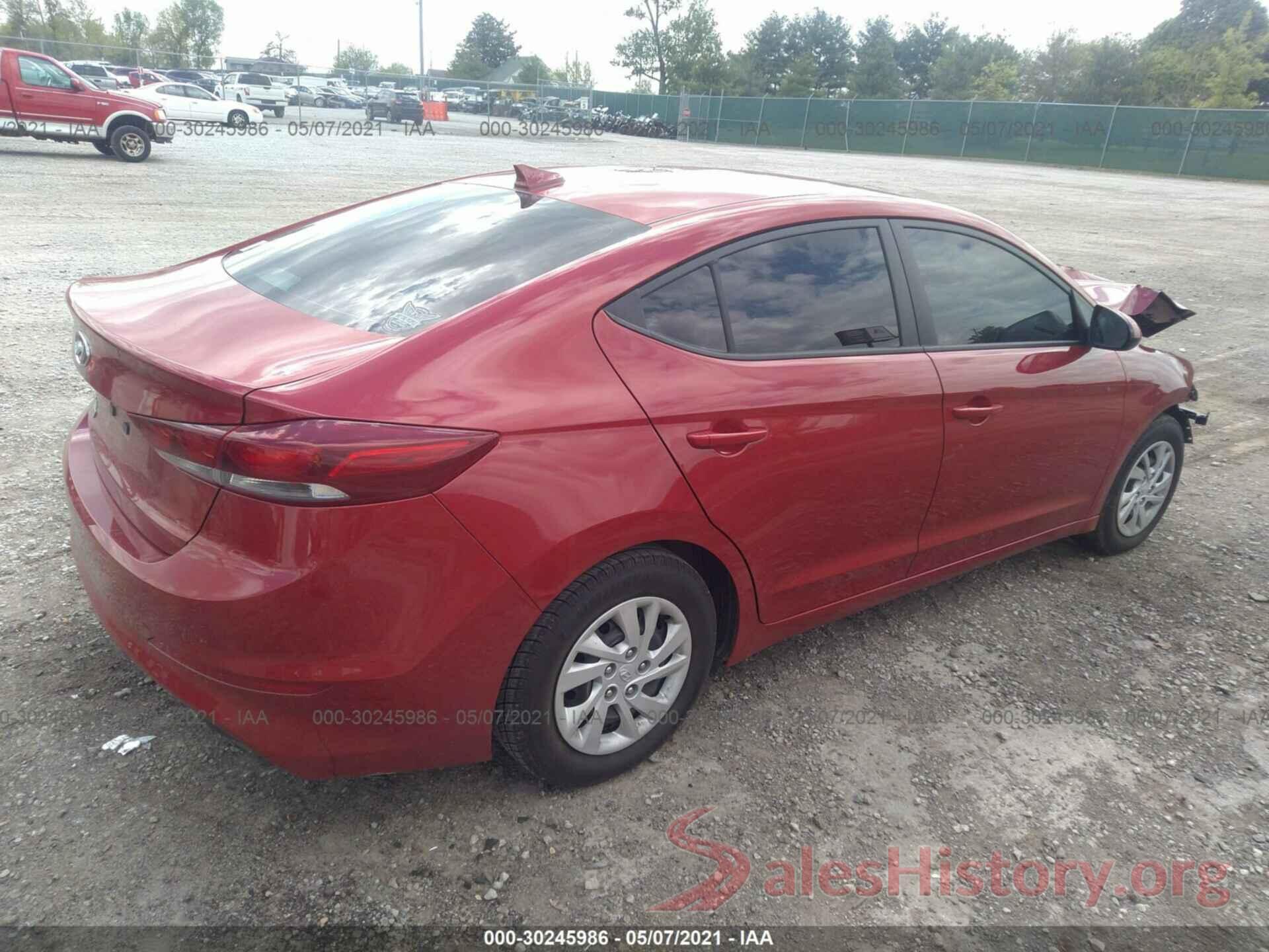 5NPD74LF0JH374133 2018 HYUNDAI ELANTRA