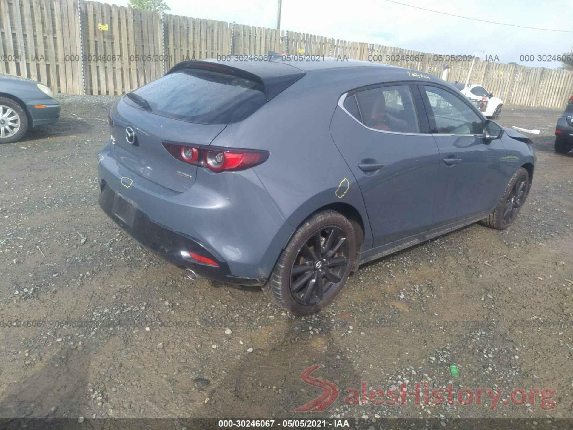 JM1BPBNM7L1154165 2020 MAZDA MAZDA3 HATCHBACK