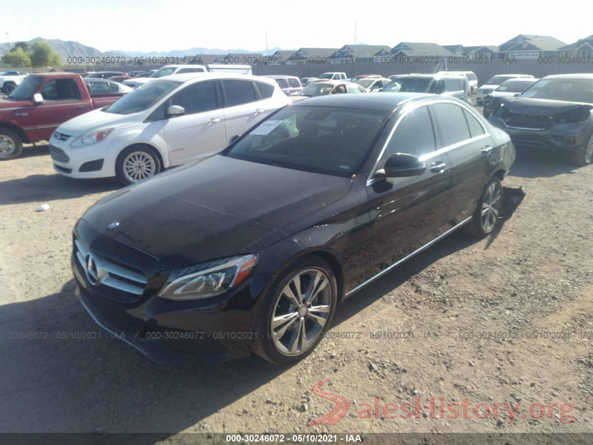 55SWF4JB2HU206562 2017 MERCEDES-BENZ C-CLASS